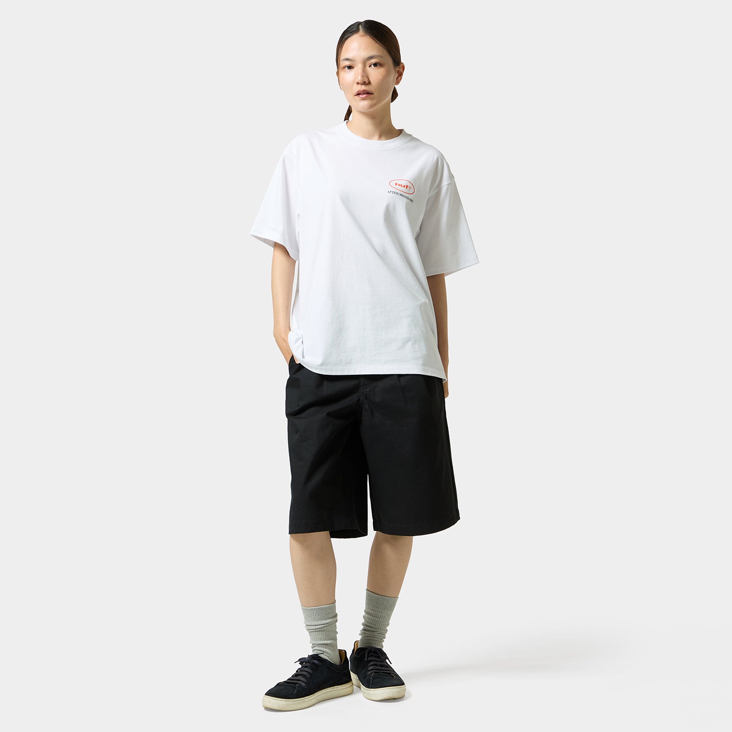 HUF (ハフ) Worldwide JP /T-SHIRTS（Tシャツ）/ AFTER MIDNIGHT TEE商品 / WHITE