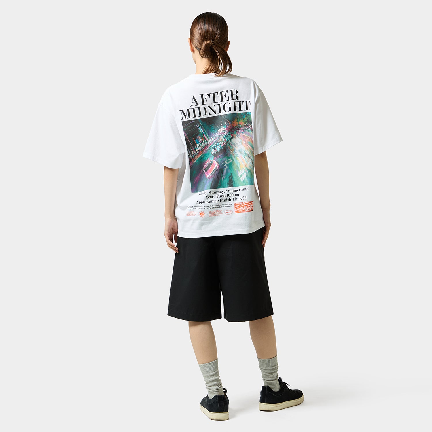 HUF (ハフ) Worldwide JP /T-SHIRTS（Tシャツ）/ AFTER MIDNIGHT TEE商品 / WHITE