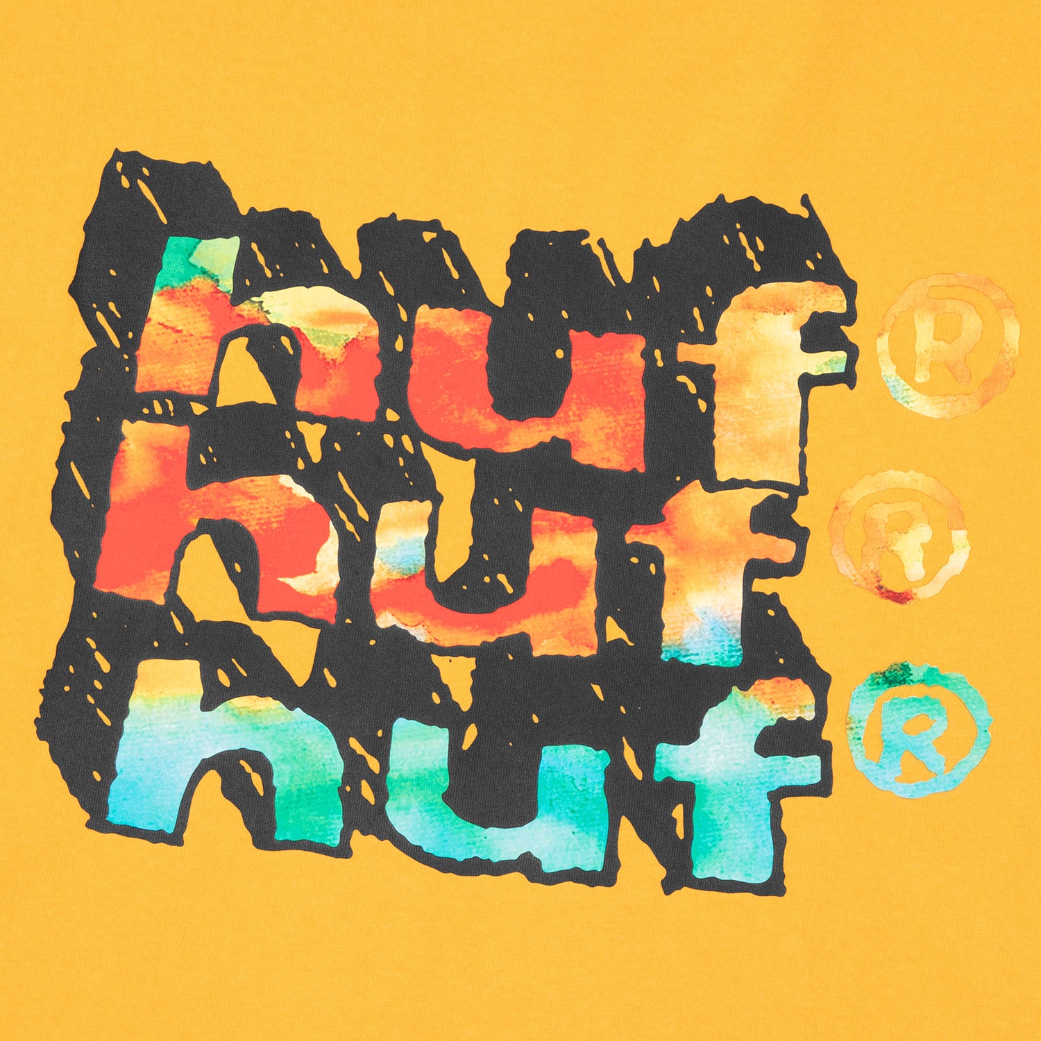 HUF (ハフ) Worldwide JP /T-SHIRTS（Tシャツ）/ HAND STACKED TEE商品 / WHITE