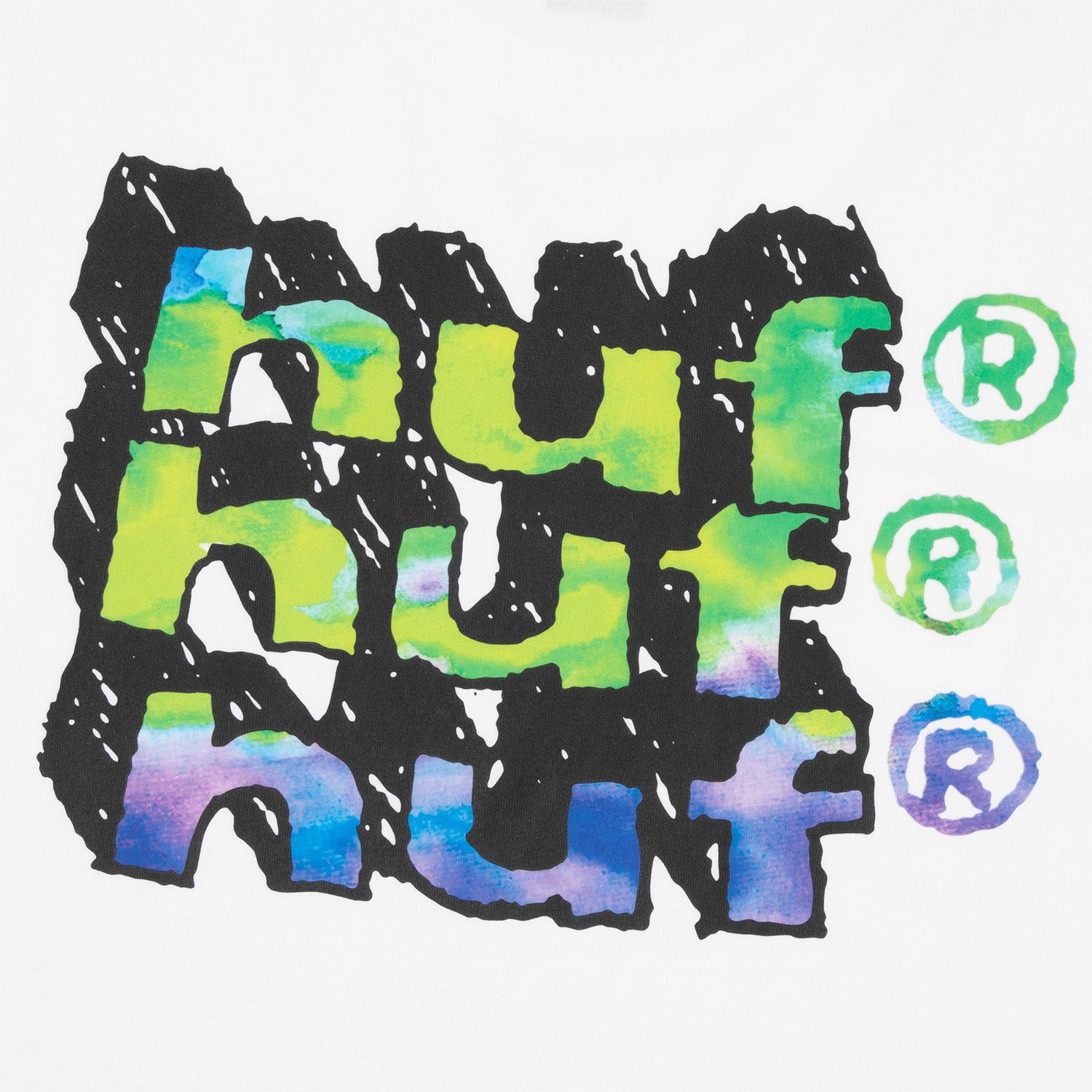 HUF (ハフ) Worldwide JP /T-SHIRTS（Tシャツ）/ HAND STACKED TEE商品 / WHITE