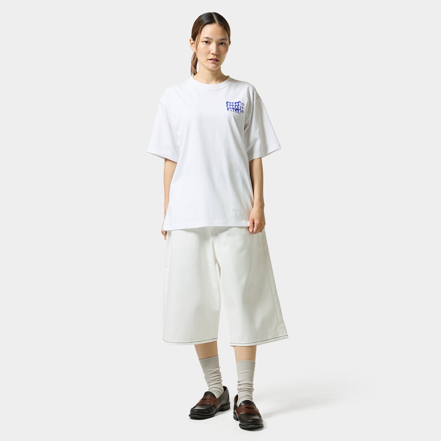 HUF (ハフ) Worldwide JP /T-SHIRTS（Tシャツ）/ HAND STACKED TEE商品 / WHITE