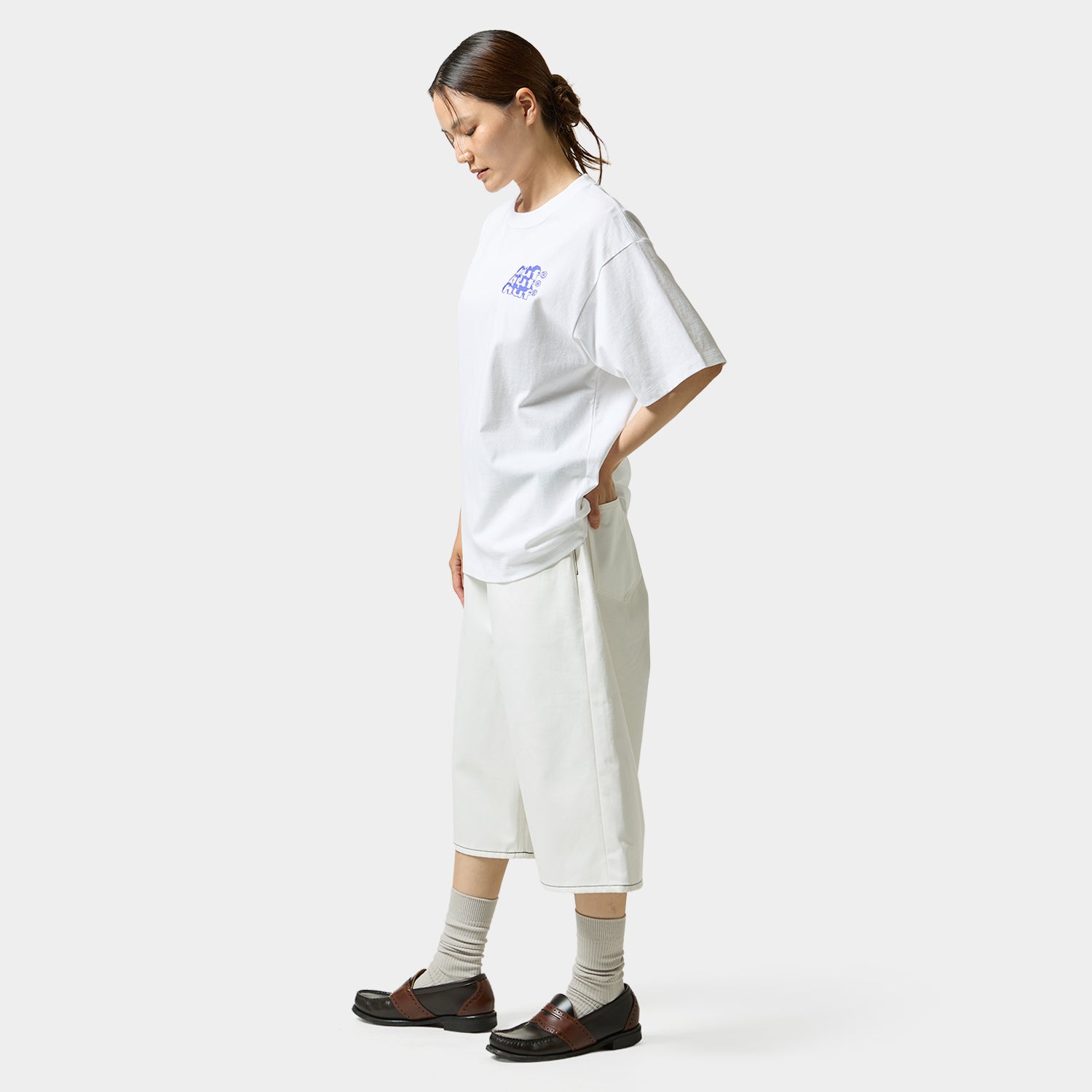HUF (ハフ) Worldwide JP /T-SHIRTS（Tシャツ）/ HAND STACKED TEE商品 / WHITE