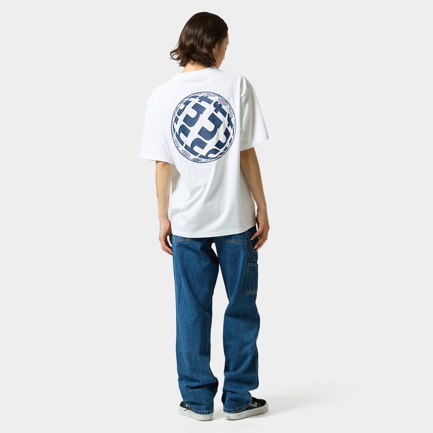 HUF (ハフ) Worldwide JP /T-SHIRTS（Tシャツ）/ WIDE ANGLE TEE商品 / WHITE