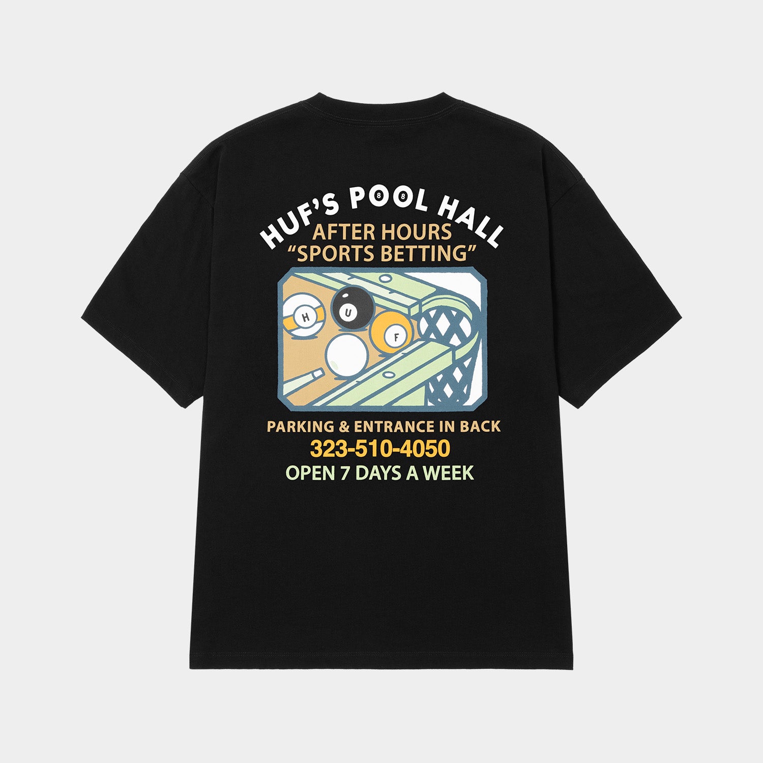 HUF (ハフ) Worldwide JP /T-SHIRTS（Tシャツ）/ RACK EM UP TEE商品 / WHITE