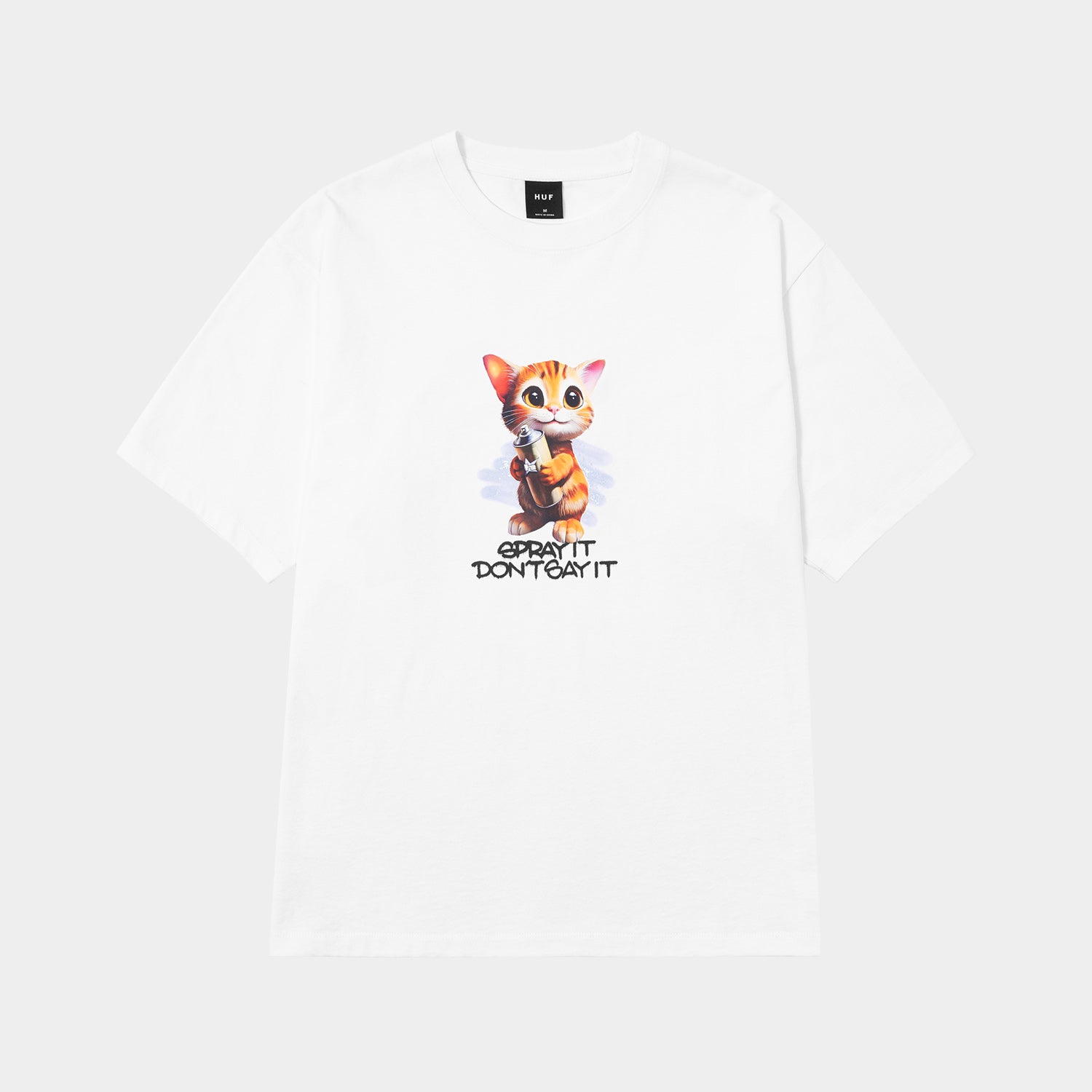 HUF (ハフ) Worldwide JP /T-SHIRTS（Tシャツ）/ SPRAY IT TEE商品 / BLACK