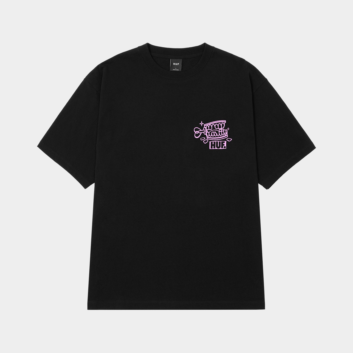 HUF (ハフ) Worldwide JP /T-SHIRTS（Tシャツ）/ TOOTH FAIRY TEE商品 / BLACK