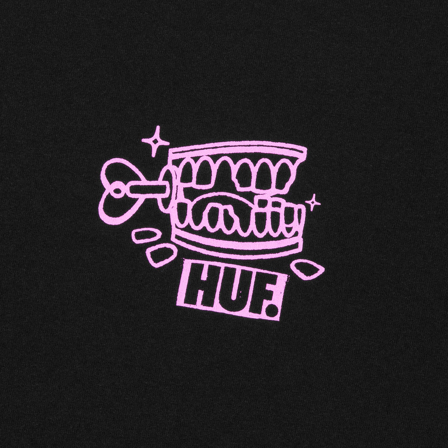 HUF (ハフ) Worldwide JP /T-SHIRTS（Tシャツ）/ TOOTH FAIRY TEE商品 / BLACK