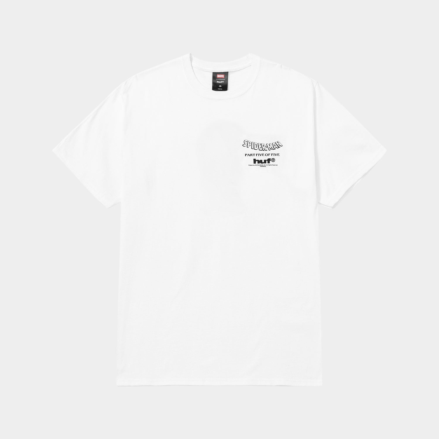HUF (ハフ) Worldwide JP /T-SHIRTS（Tシャツ）/ HUF X MARVEL SPIDER-MAN COLLECTOR TEE商品 / WHITE