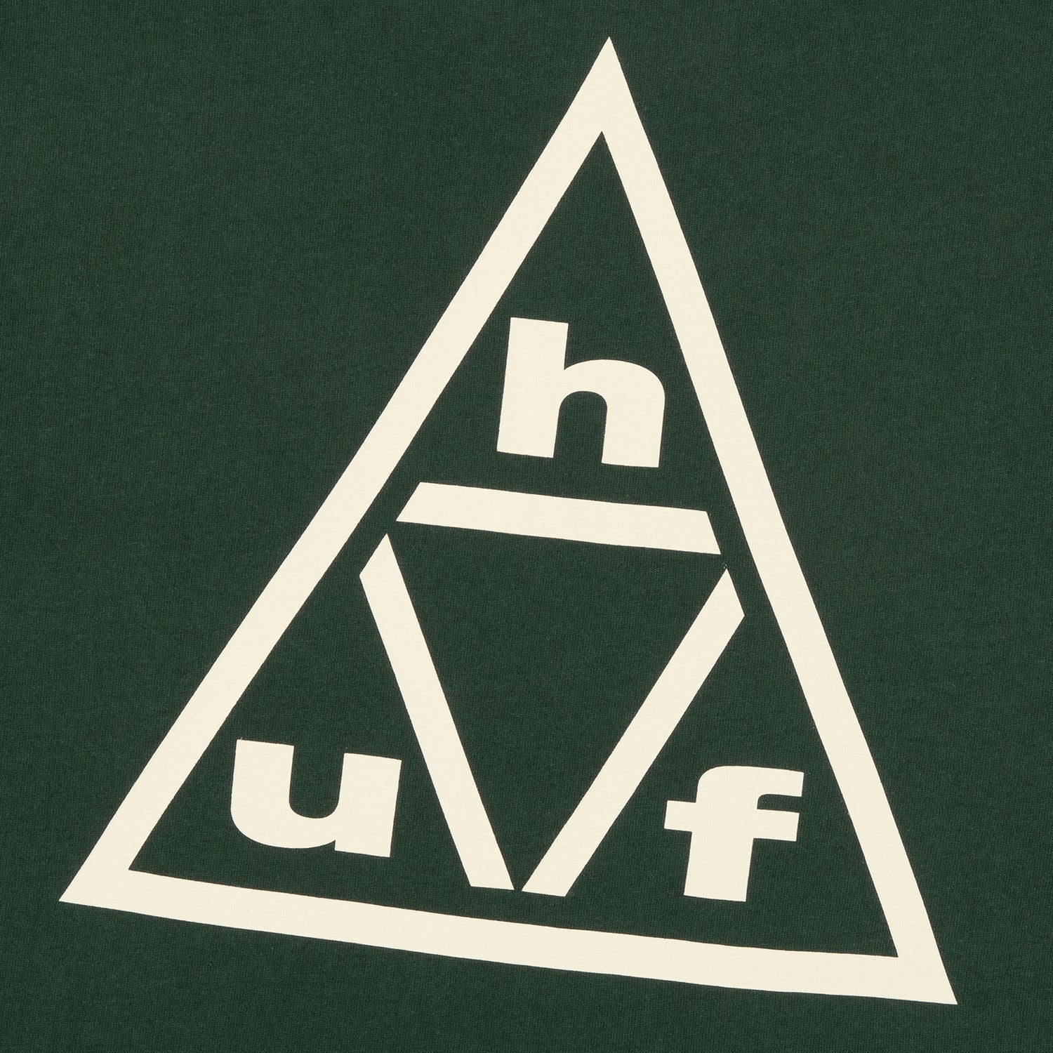 HUF (ハフ) Worldwide JP /T-SHIRTS（Tシャツ）/ TRIPLE TRIANGLE TEE商品 / FOREST GREEN