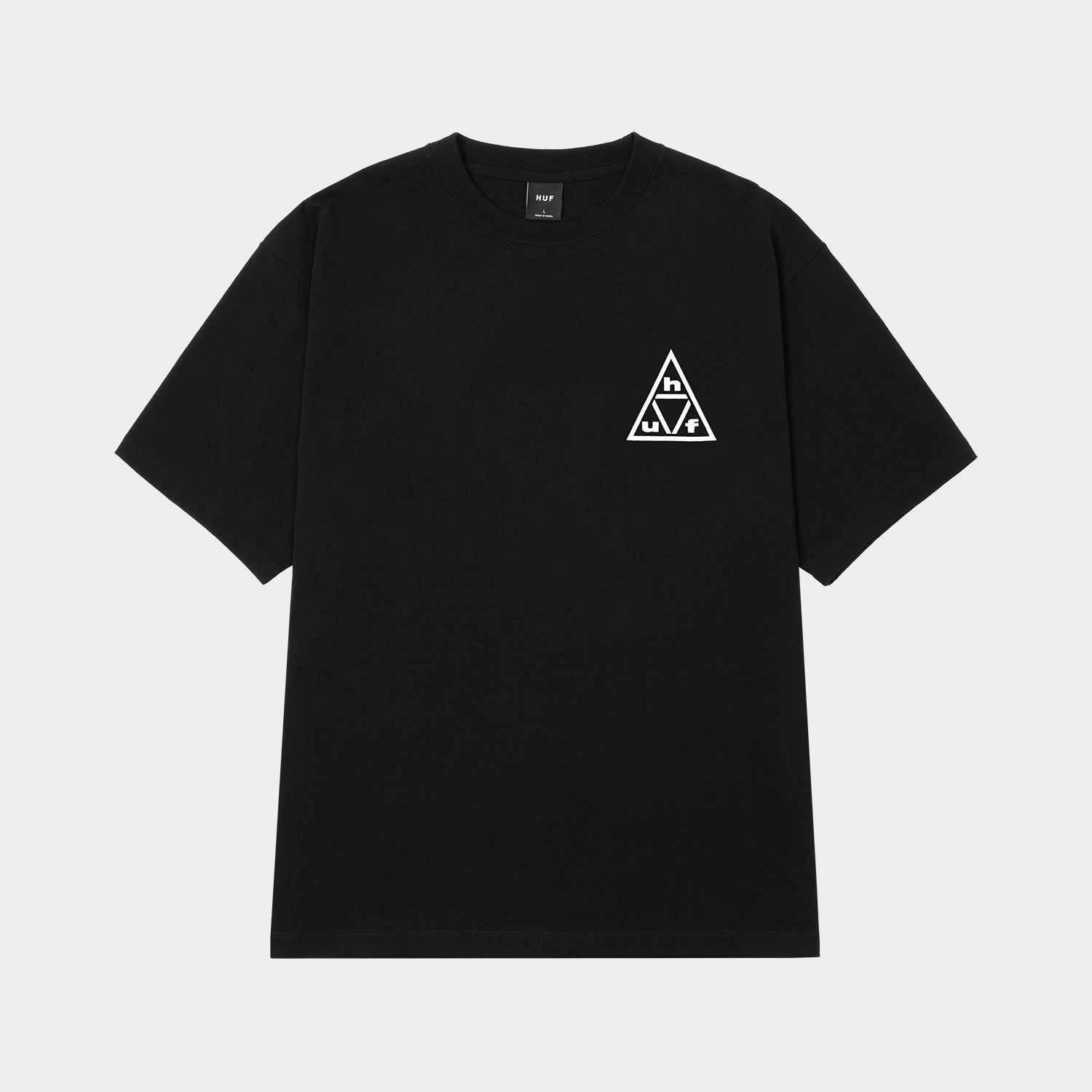 HUF (ハフ) Worldwide JP /T-SHIRTS（Tシャツ）/ TRIPLE TRIANGLE SS TEE商品 / BLACK