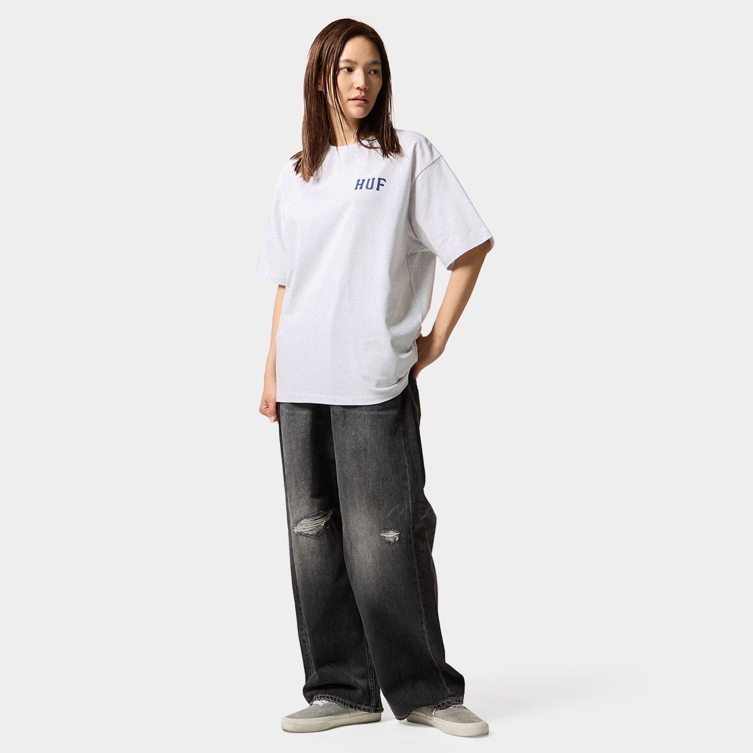 HUF (ハフ) Worldwide JP /T-SHIRTS（Tシャツ）/ CLASSIC H TEE商品 / LT ORANGE