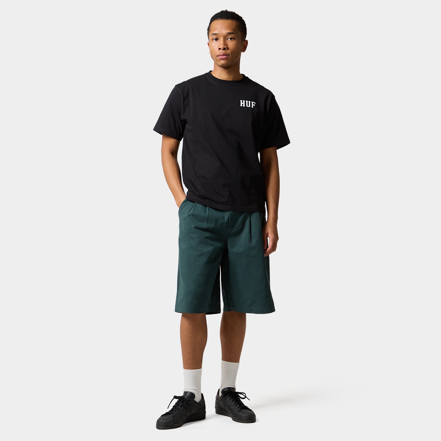 HUF (ハフ) Worldwide JP /T-SHIRTS（Tシャツ）/ CLASSIC H TEE商品 / LT ORANGE