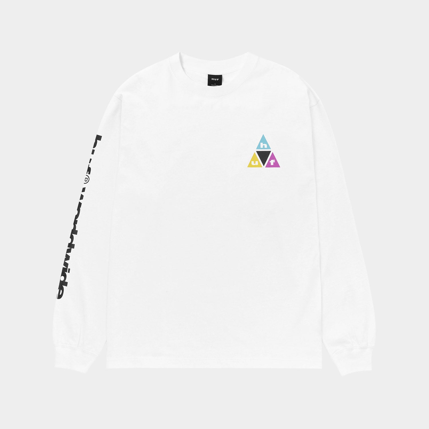 HUF (ハフ) Worldwide JP /T-SHIRTS（Tシャツ）/ PRISM TT LS TEE商品 / BLACK
