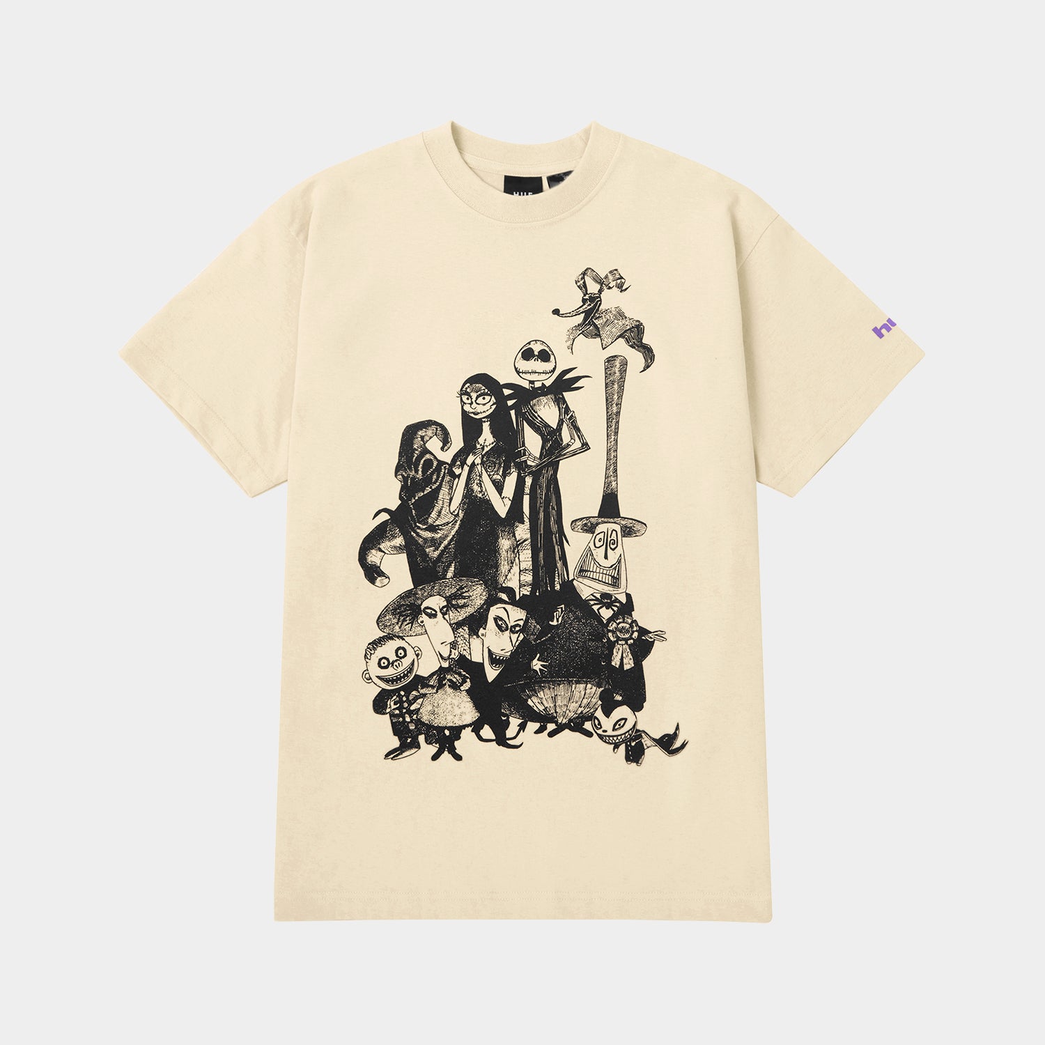 HUF (ハフ) Worldwide JP /T-SHIRTS（Tシャツ）/ HUF X NIGHTMARE BEFORE CHRISTMAS CAST TEE商品 / SAND