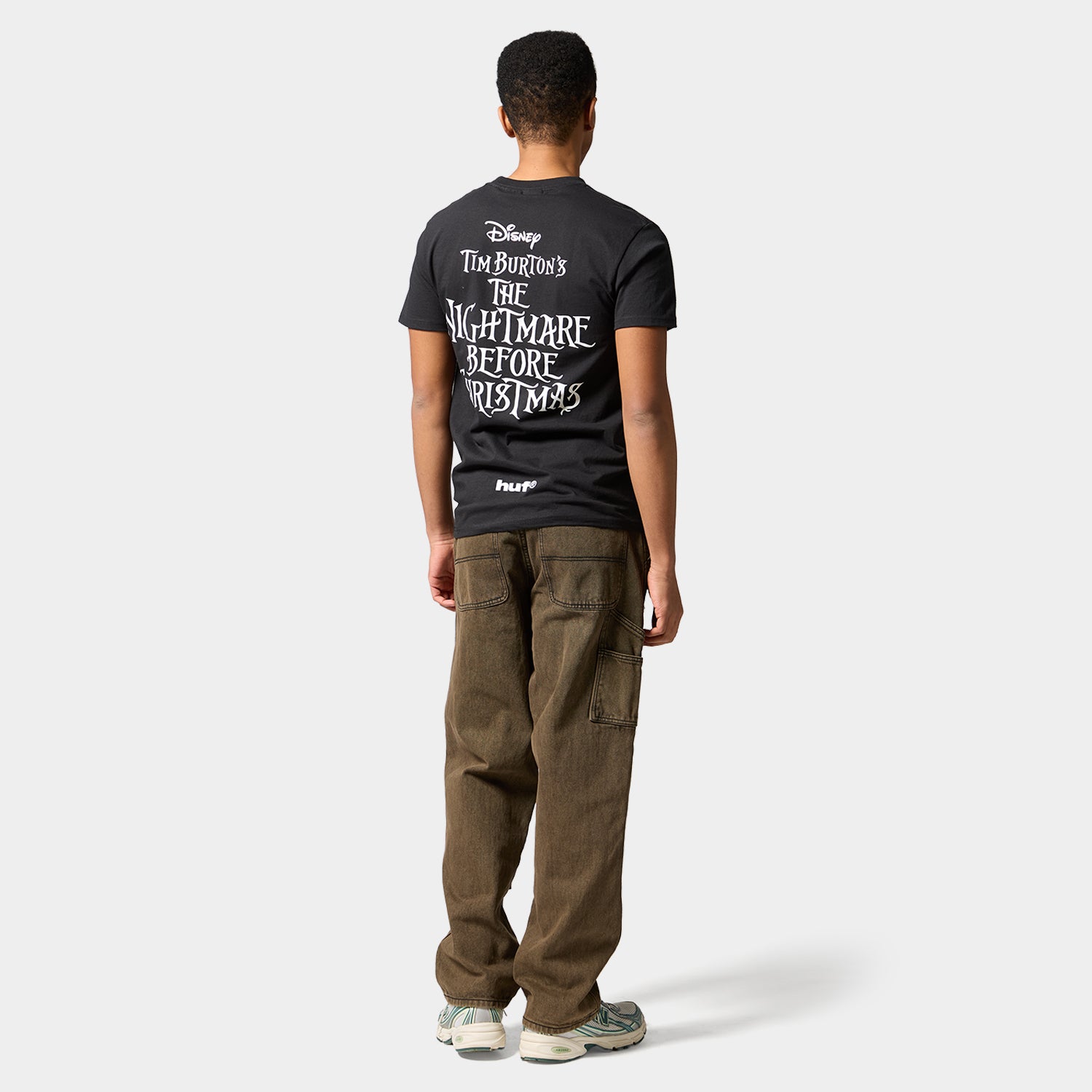 HUF (ハフ) Worldwide JP /T-SHIRTS（Tシャツ）/ HUF X NIGHTMARE BEFORE CHRISTMAS SPIRAL HILL TEE商品 / BLACK