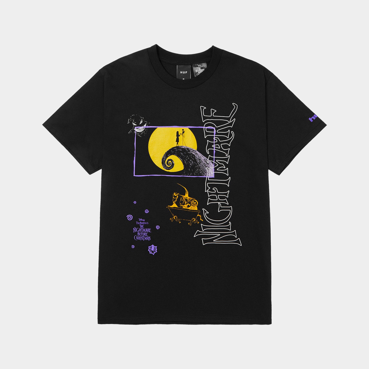 HUF (ハフ) Worldwide JP /T-SHIRTS（Tシャツ）/ HUF X NIGHTMARE BEFORE CHRISTMAS DREAM TEE商品 / BLACK