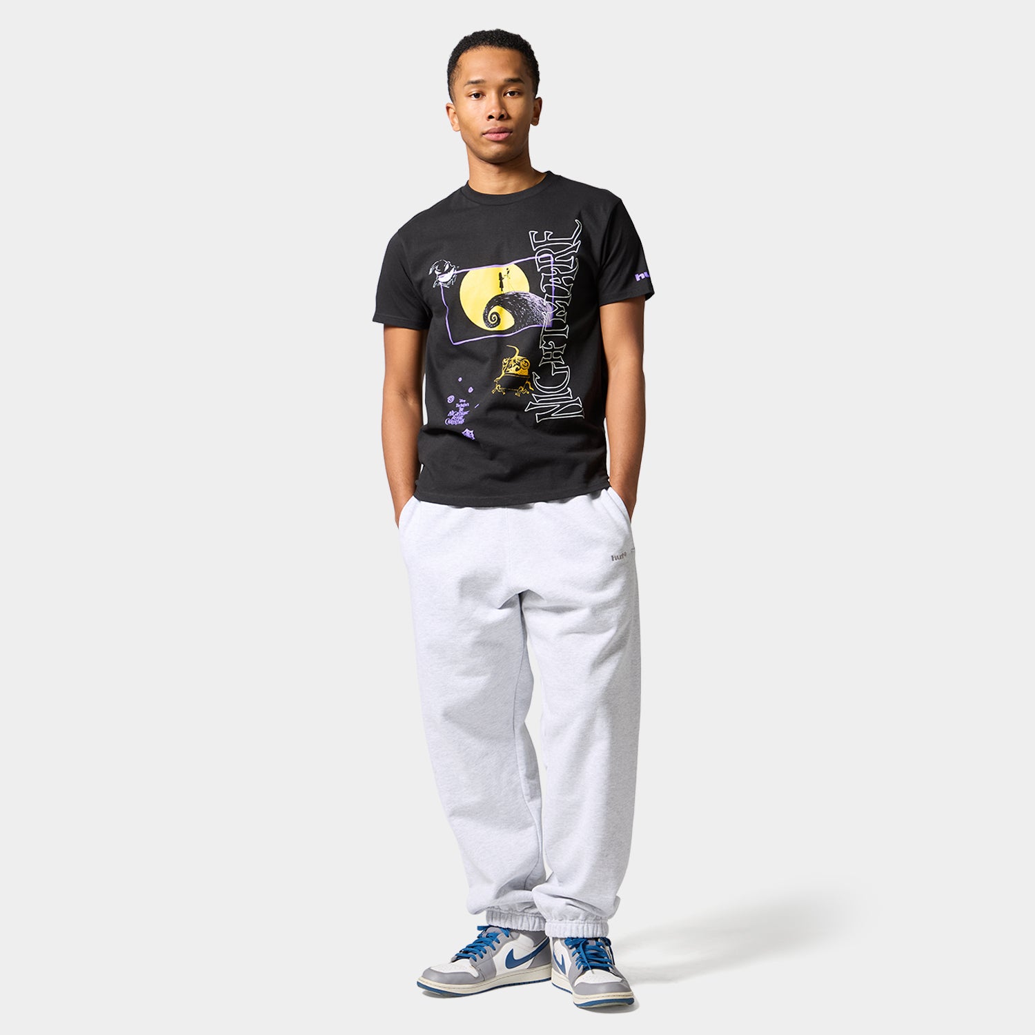 HUF (ハフ) Worldwide JP /T-SHIRTS（Tシャツ）/ HUF X NIGHTMARE BEFORE CHRISTMAS DREAM TEE商品 / BLACK