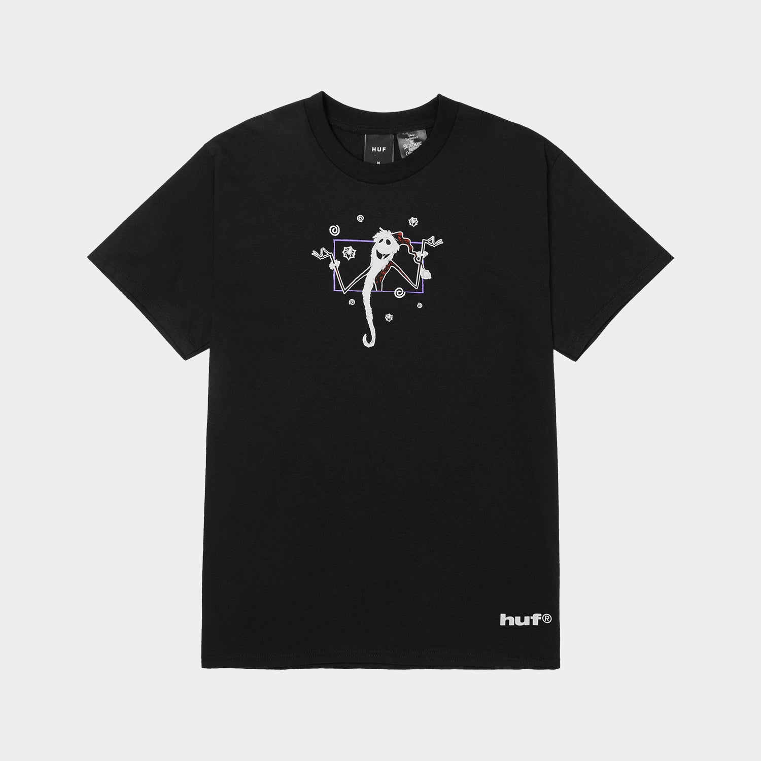 HUF (ハフ) Worldwide JP /T-SHIRTS（Tシャツ）/ HUF X NIGHTMARE BEFORE CHRISTMAS XMAS  TEE商品 / BLACK