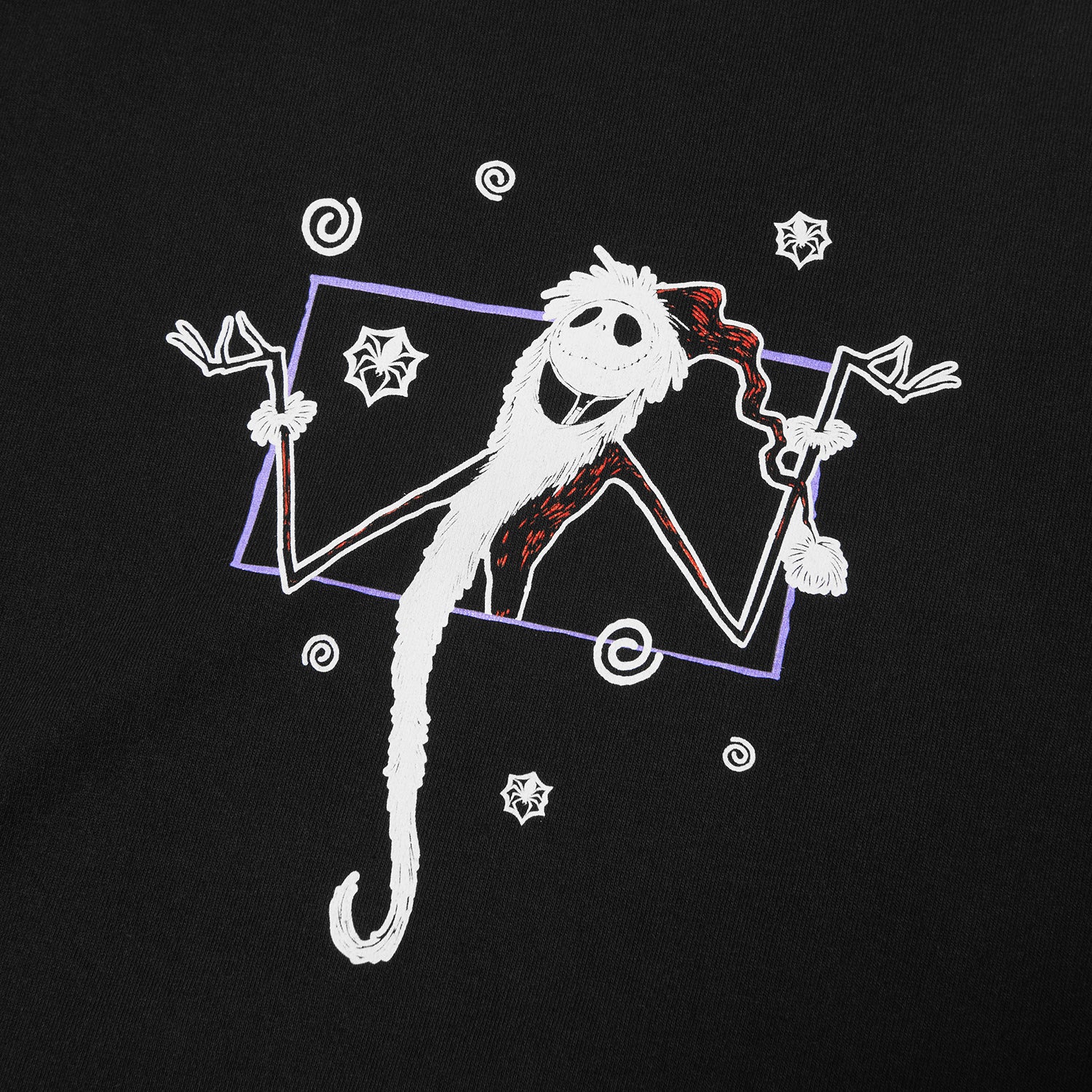 HUF (ハフ) Worldwide JP /T-SHIRTS（Tシャツ）/ HUF X NIGHTMARE BEFORE CHRISTMAS XMAS  TEE商品 / BLACK