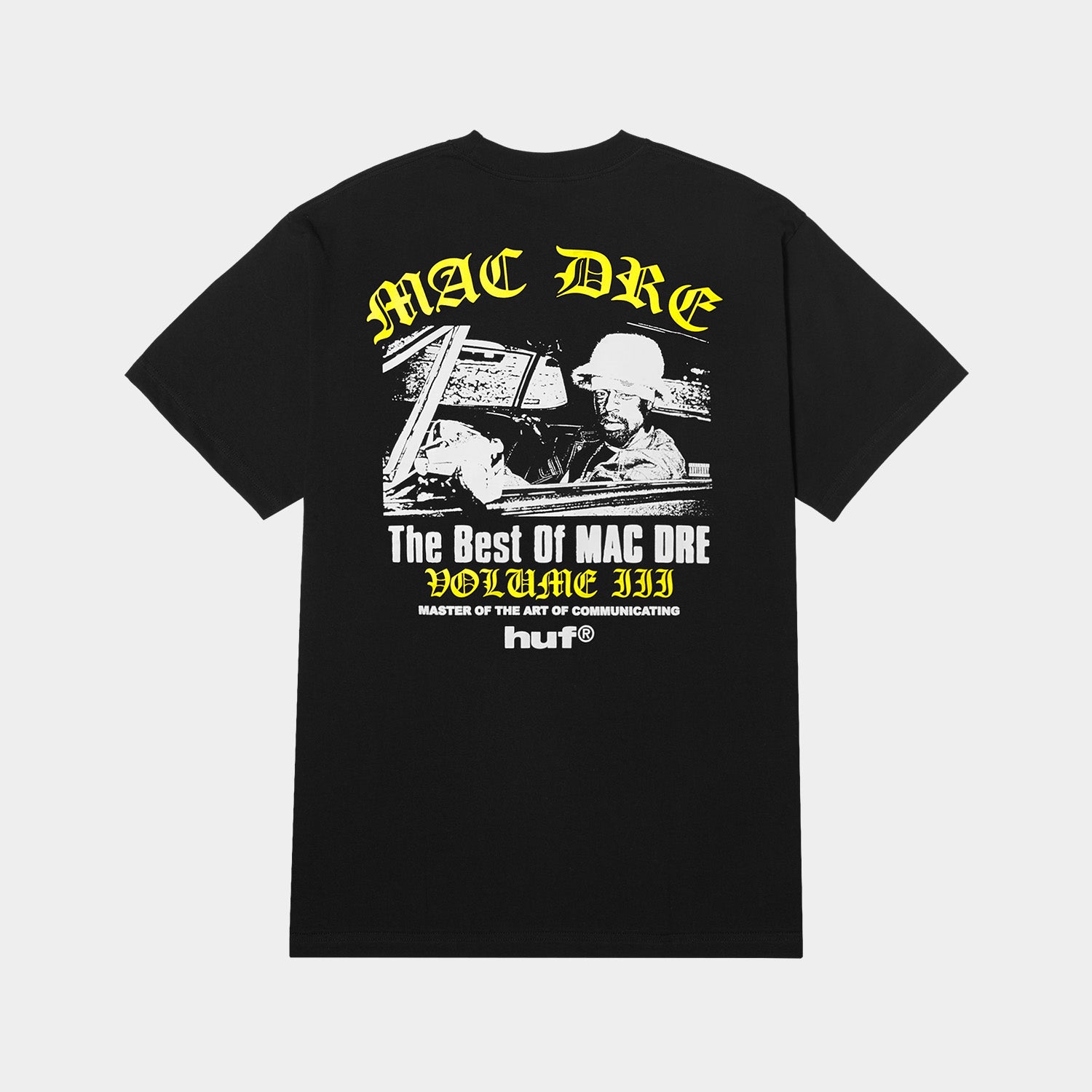 HUF (ハフ) Worldwide JP /T-SHIRTS（Tシャツ）/ HUF X MAC DRE BEST OF TEE商品 / BLACK