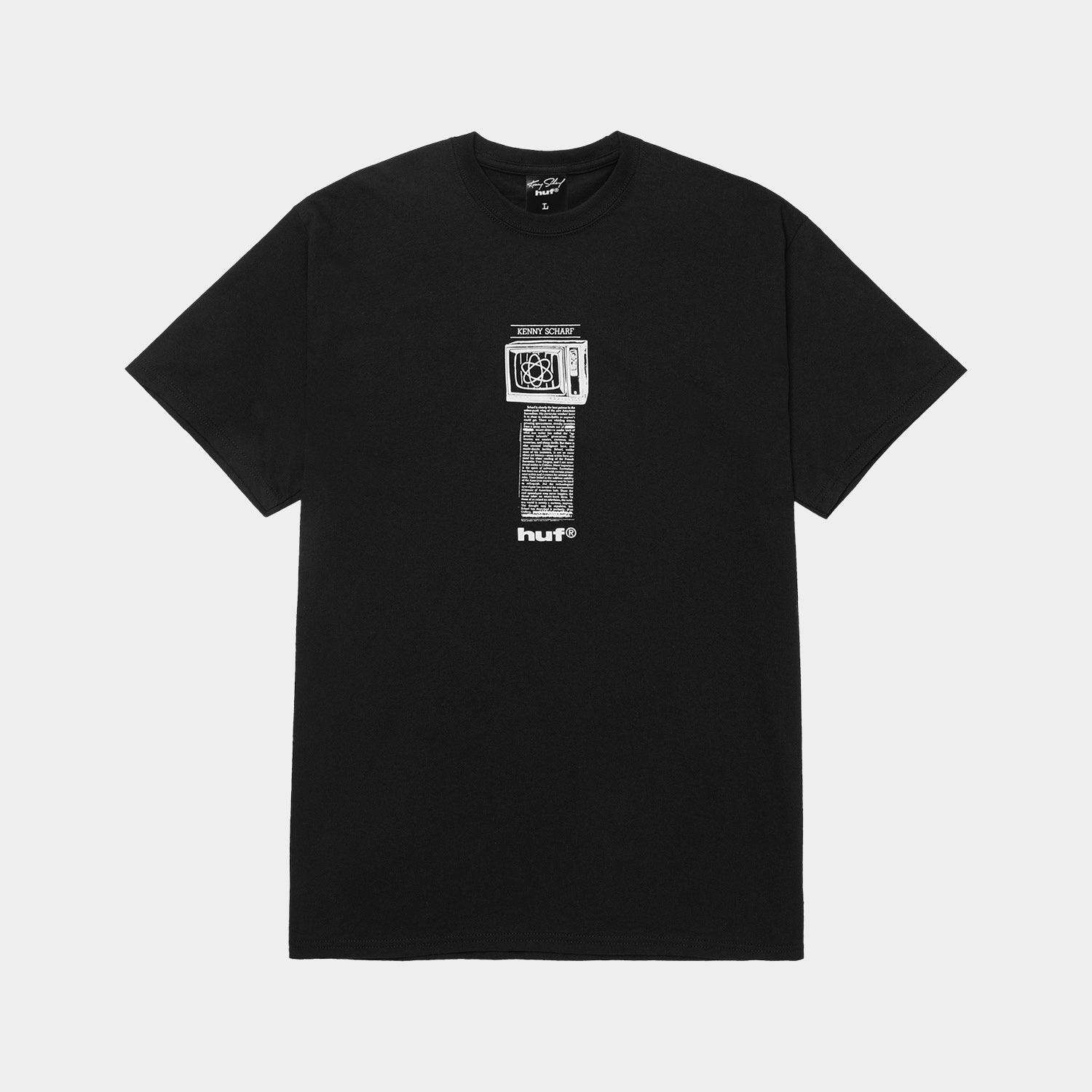 HUF (ハフ) Worldwide JP / T-SHIRTS（Tシャツ） / KENNY SCHARF PHILOSOPHY TEE商品 / BLACK