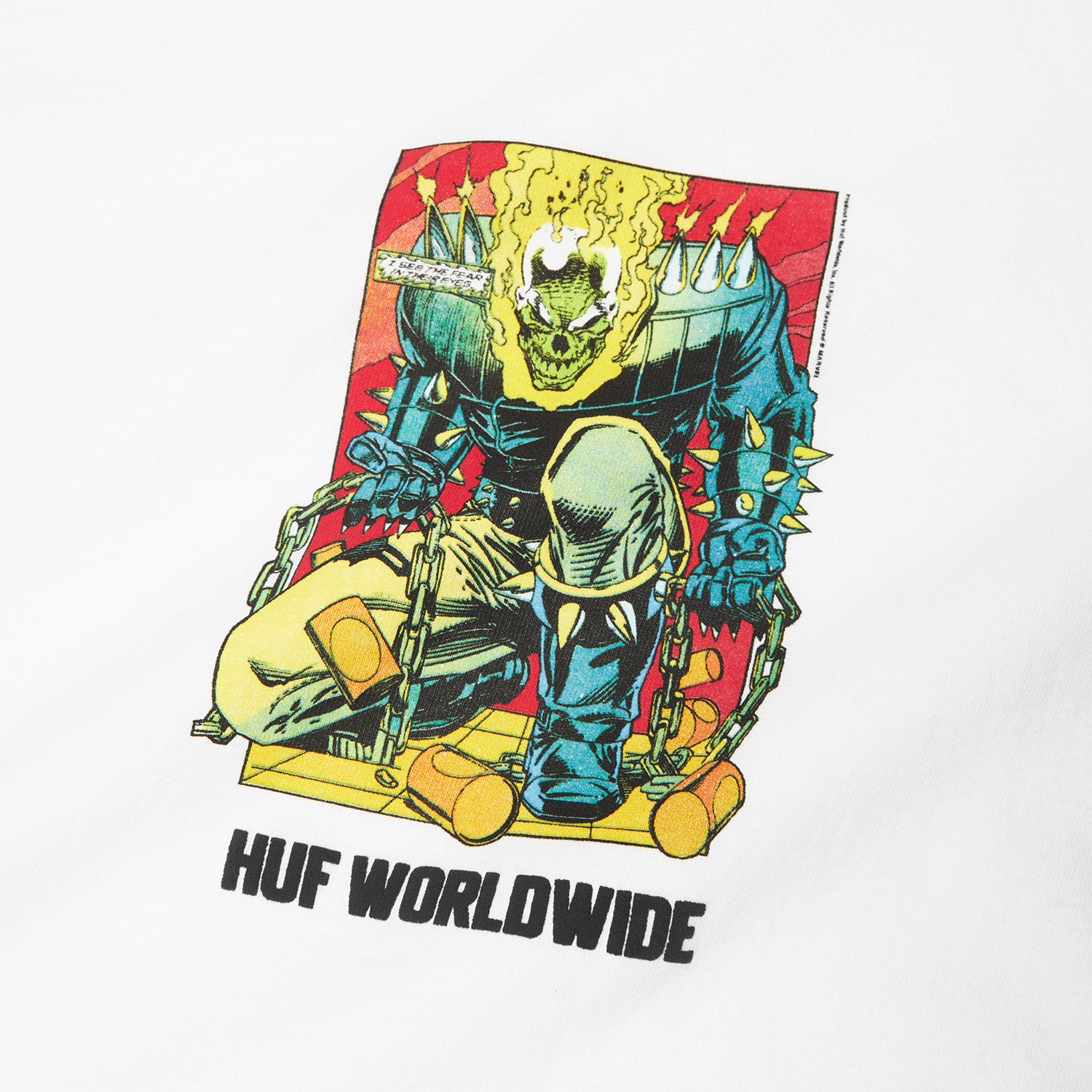 HUF (ハフ) Worldwide JP /T-SHIRTS（Tシャツ）/ HUF X MARVEL TERROR TEE商品 / WHITE