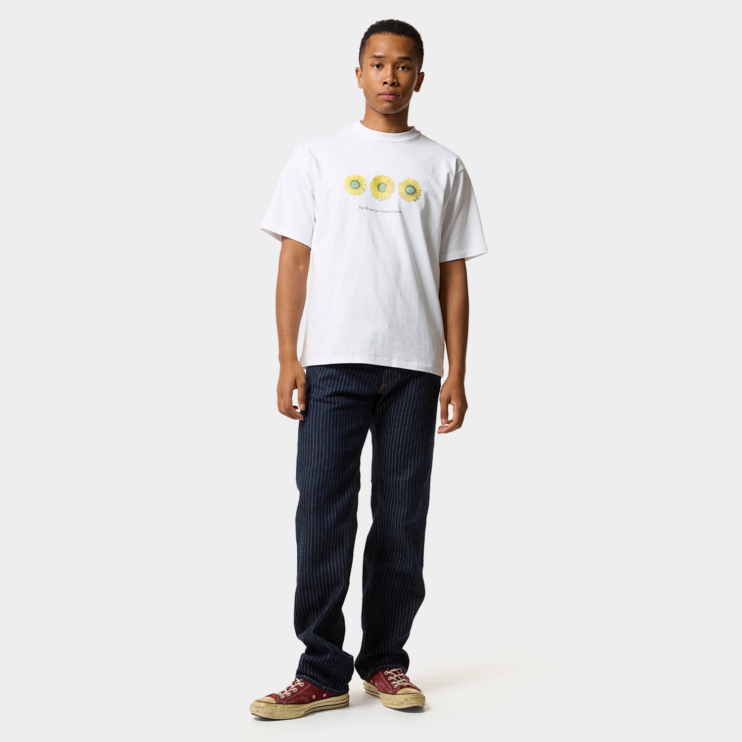 HUF (ハフ) Worldwide JP /T-SHIRTS（Tシャツ）/ SUNFLOWER TEE商品 / WHITE