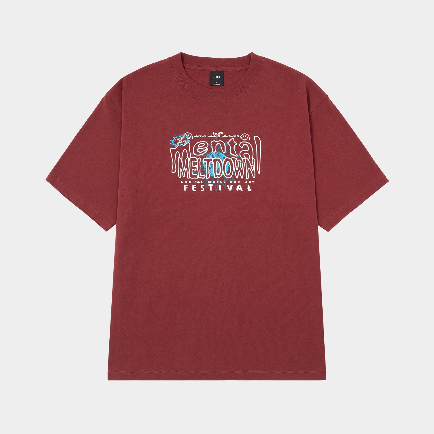HUF (ハフ) Worldwide JP /T-SHIRTS（Tシャツ）/ MENTAL MELTDOWN TEE商品 / BLACK