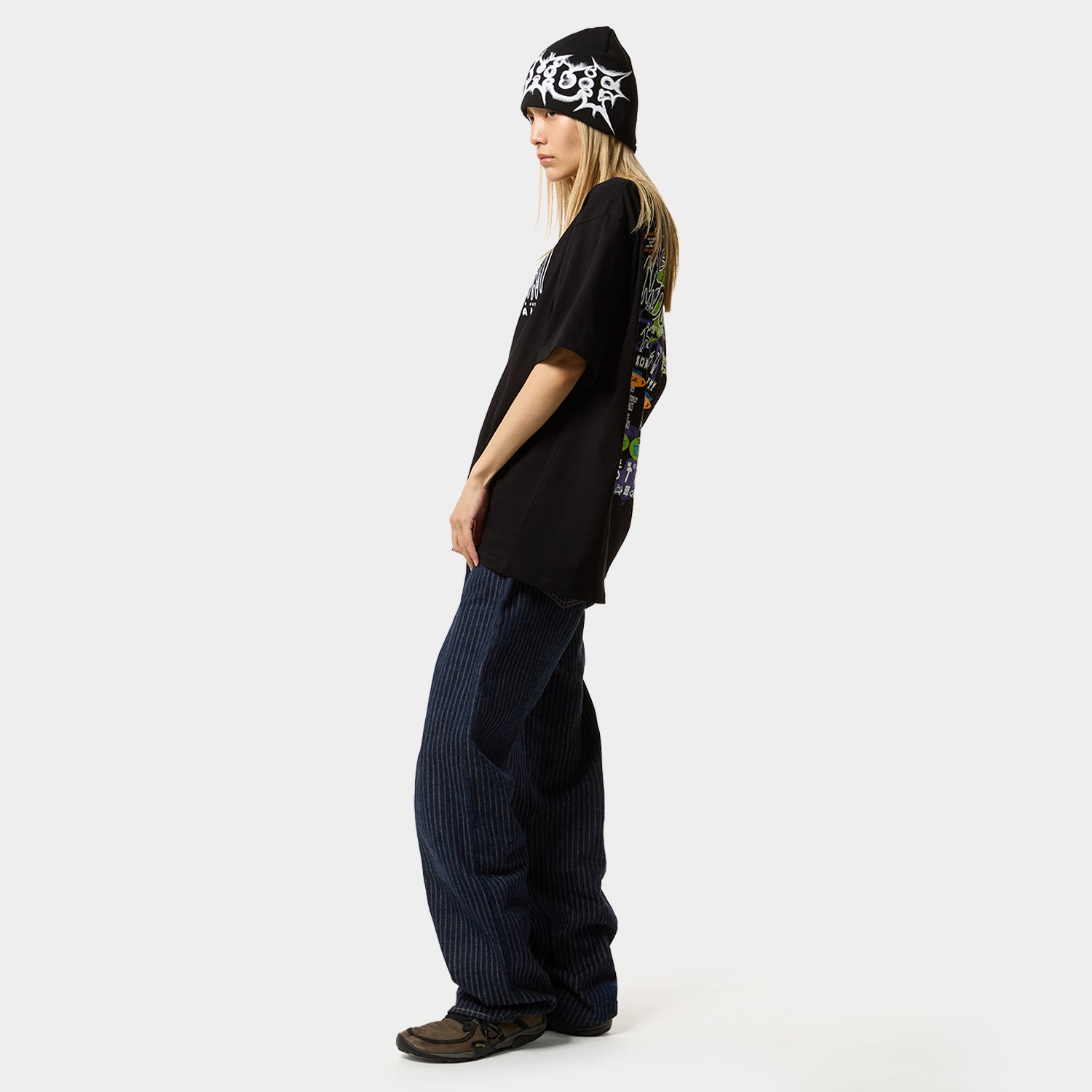 HUF (ハフ) Worldwide JP /T-SHIRTS（Tシャツ）/ MENTAL MELTDOWN TEE商品 / BLACK