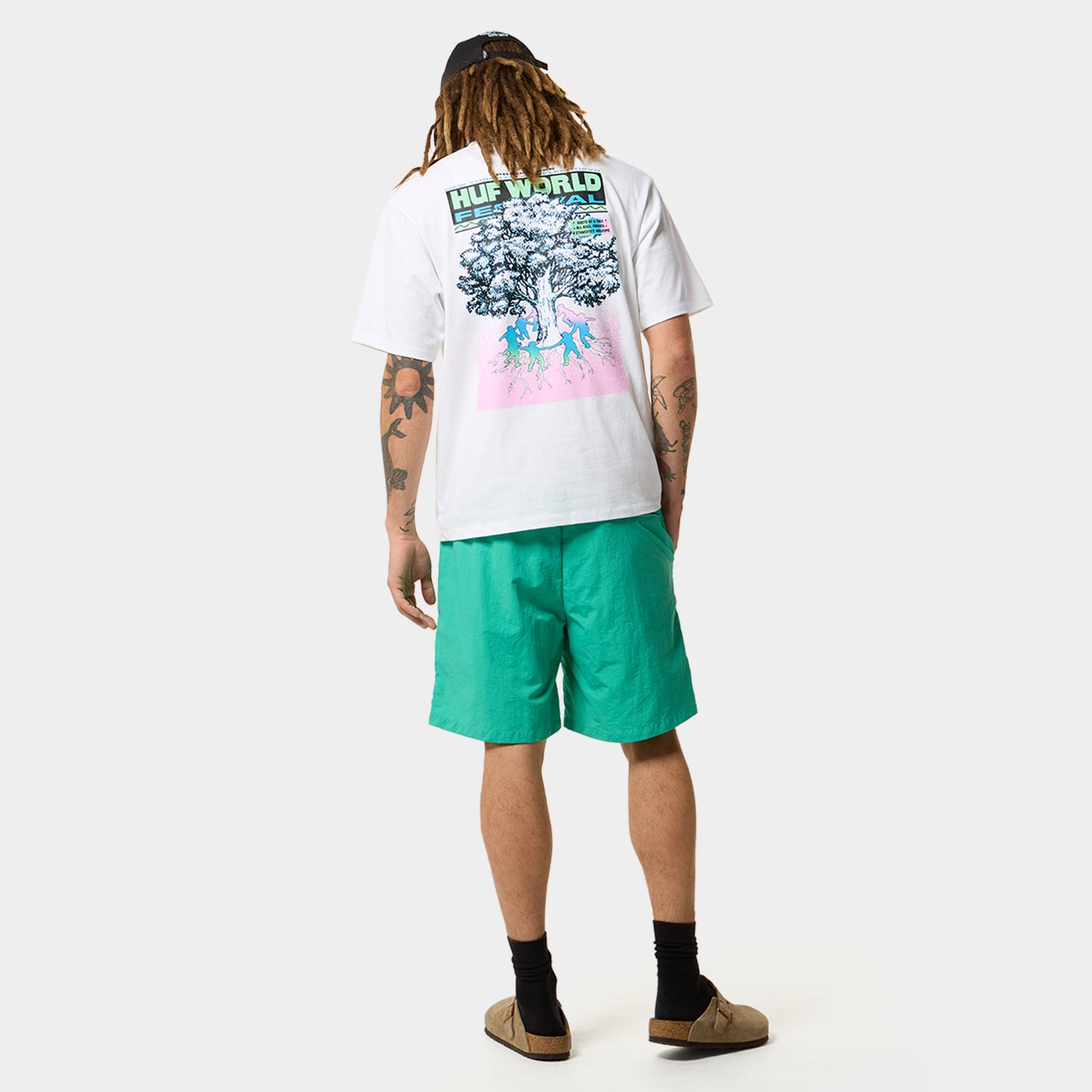 HUF (ハフ) Worldwide JP /T-SHIRTS（Tシャツ）/ WORLD FESTIVAL TEE商品 / WHITE