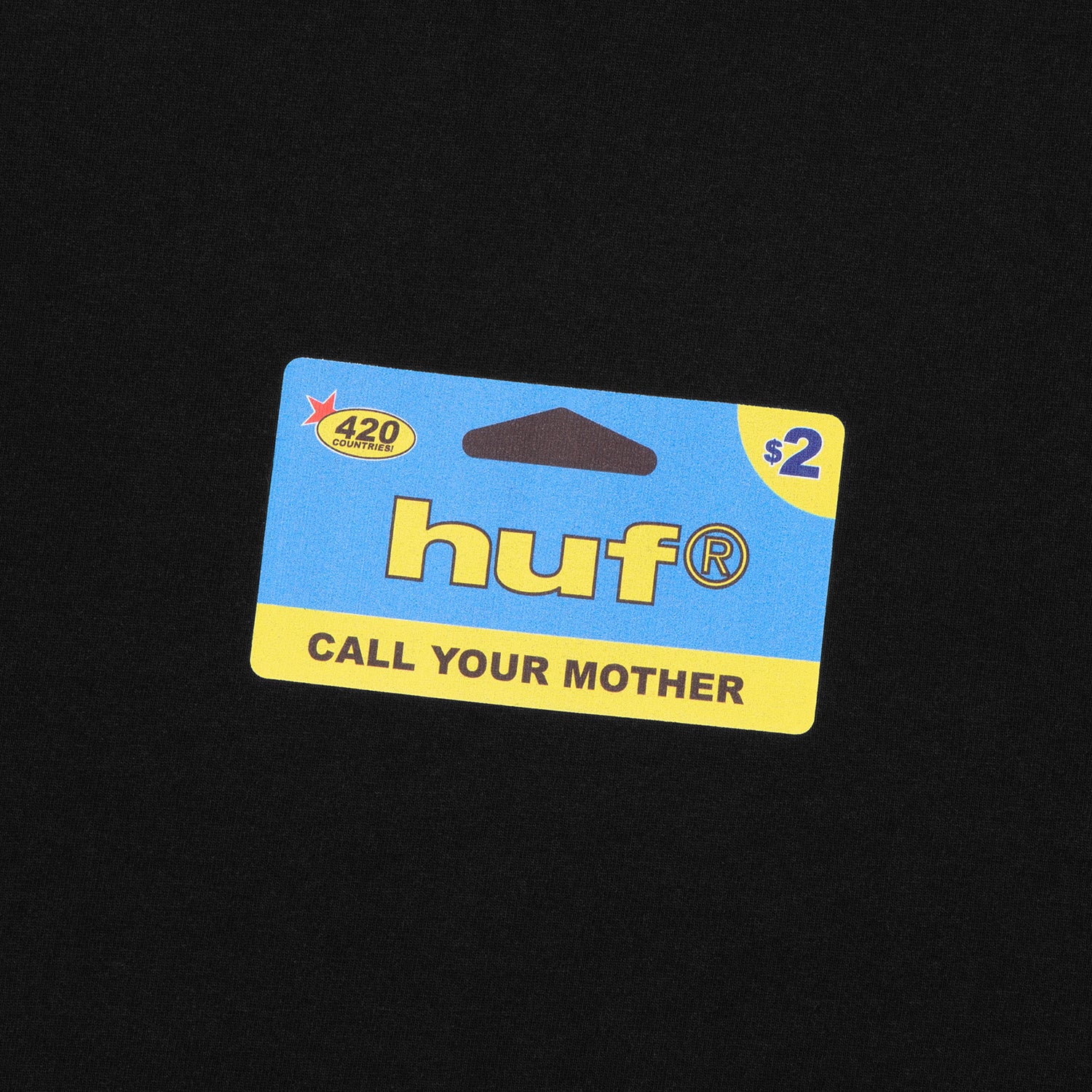 HUF (ハフ) Worldwide JP /T-SHIRTS（Tシャツ）/ CALLING CARDS TEE商品 / BLACK