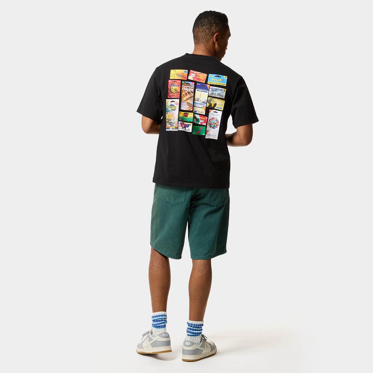 HUF (ハフ) Worldwide JP /T-SHIRTS（Tシャツ）/ CALLING CARDS TEE商品 / BLACK