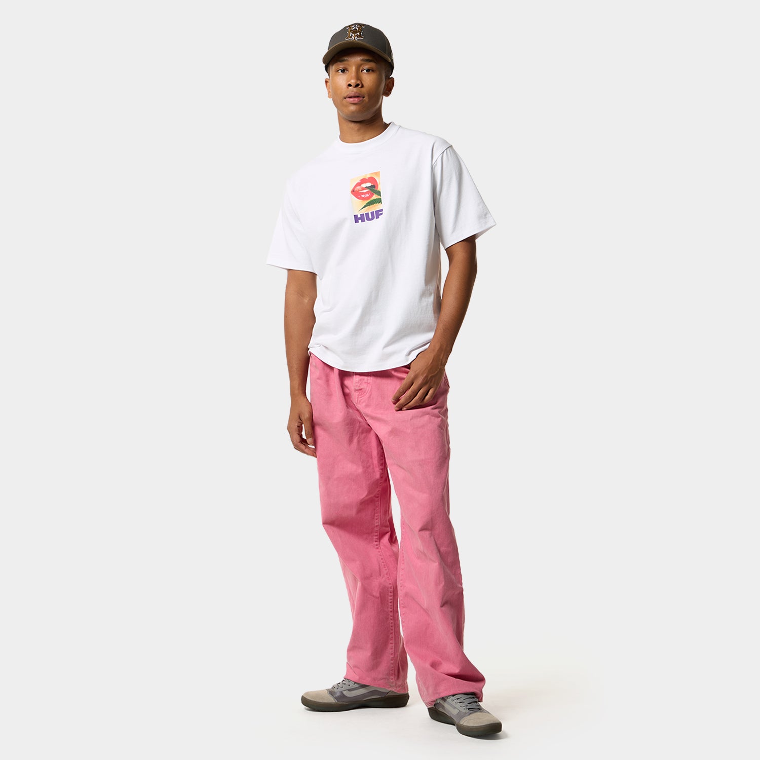 HUF (ハフ) Worldwide JP /T-SHIRTS（Tシャツ）/ LICK TEE商品 / WHITE