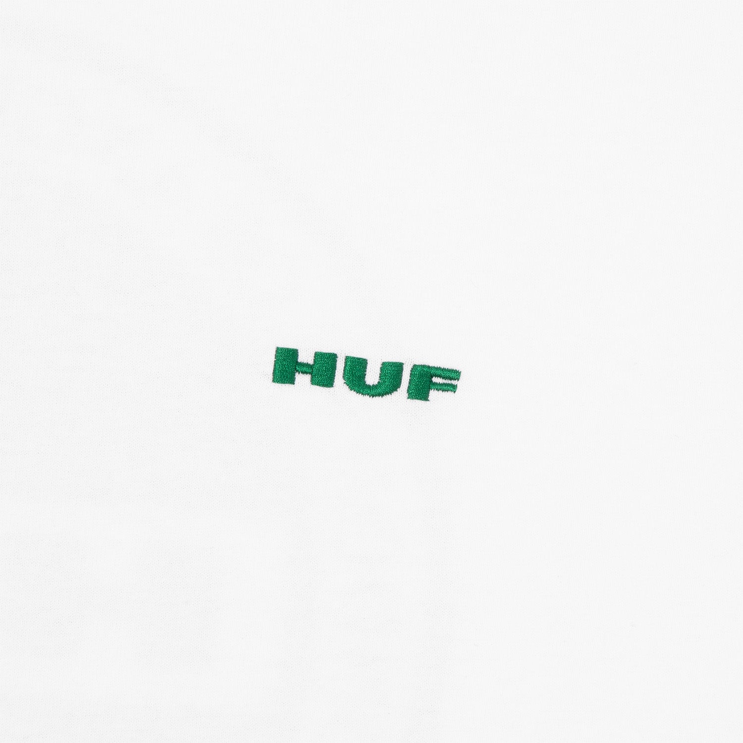 HUF (ハフ) Worldwide JP /T-SHIRTS（Tシャツ）/ MANHOLE LS TEE商品 / WHITE/GREEN