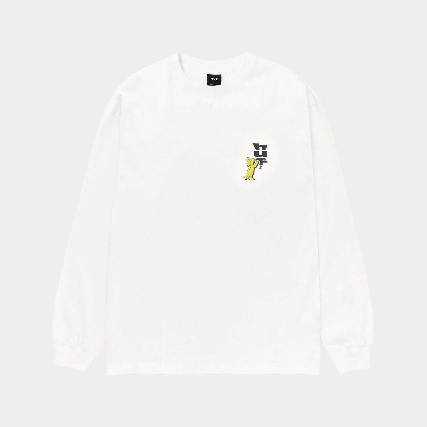 HUF (ハフ) Worldwide JP /T-SHIRTS（Tシャツ）/ STICKER LS TEE商品 / BLACK