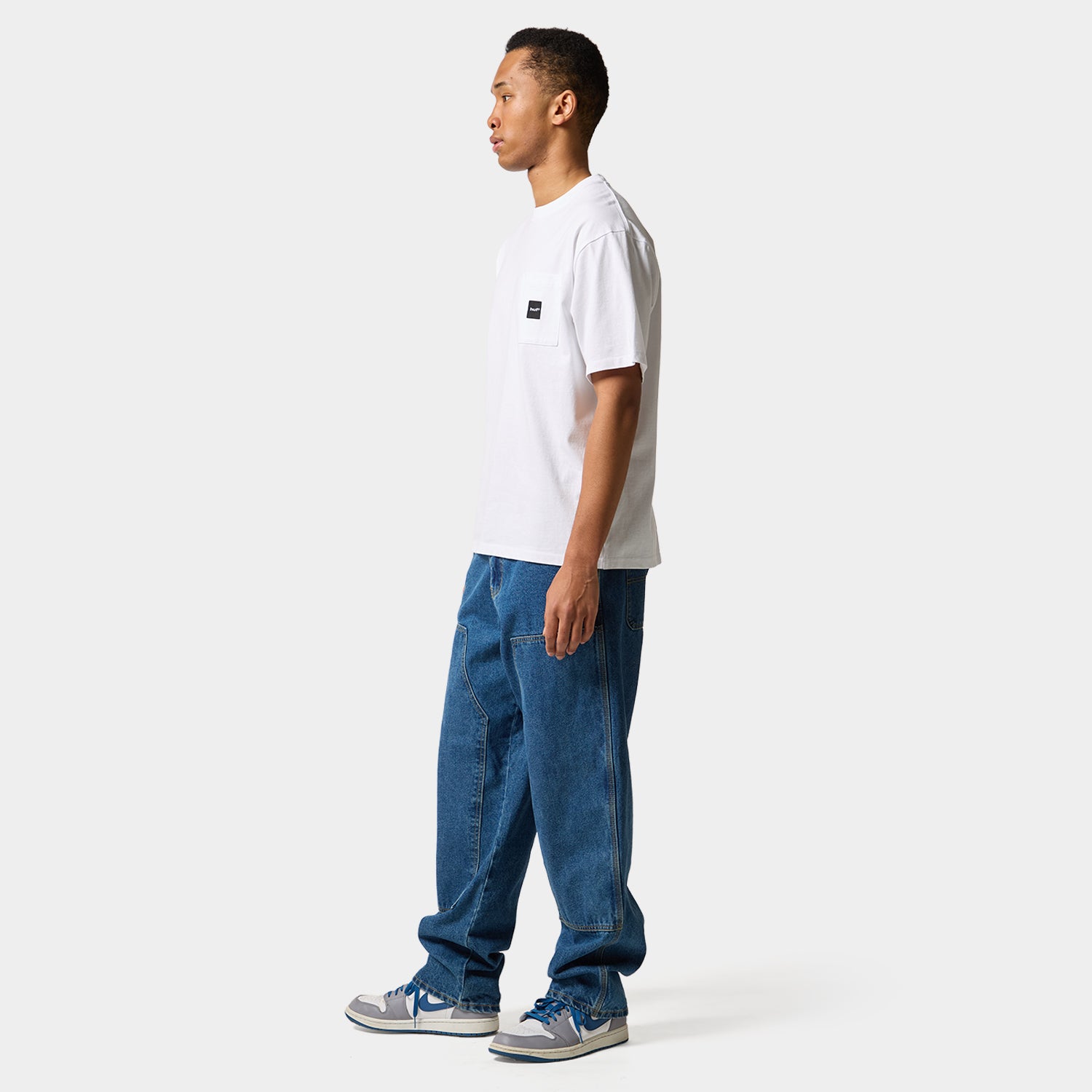 HUF (ハフ) Worldwide JP /T-SHIRTS（Tシャツ）/ BOX LOGO POCKET TEE商品 / PINK