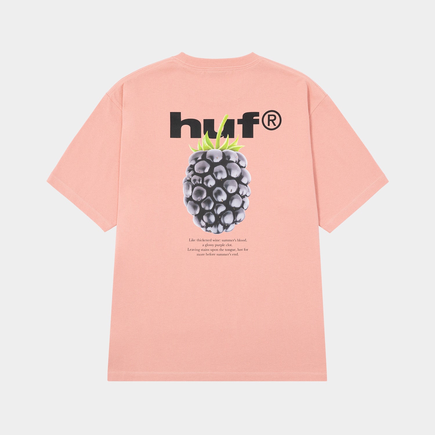 HUF (ハフ) Worldwide JP /T-SHIRTS（Tシャツ）/ BLACK BERRY TEE商品 / ASH GREY
