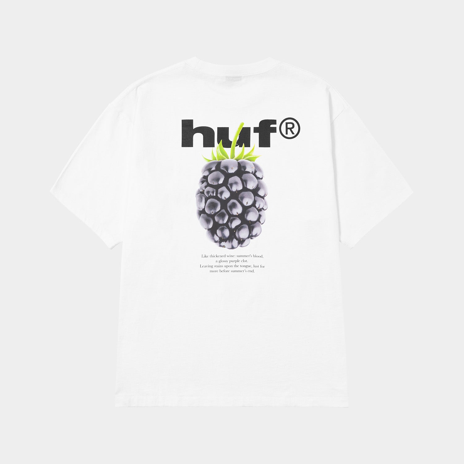 HUF (ハフ) Worldwide JP /T-SHIRTS（Tシャツ）/ BLACK BERRY TEE商品 / ASH GREY
