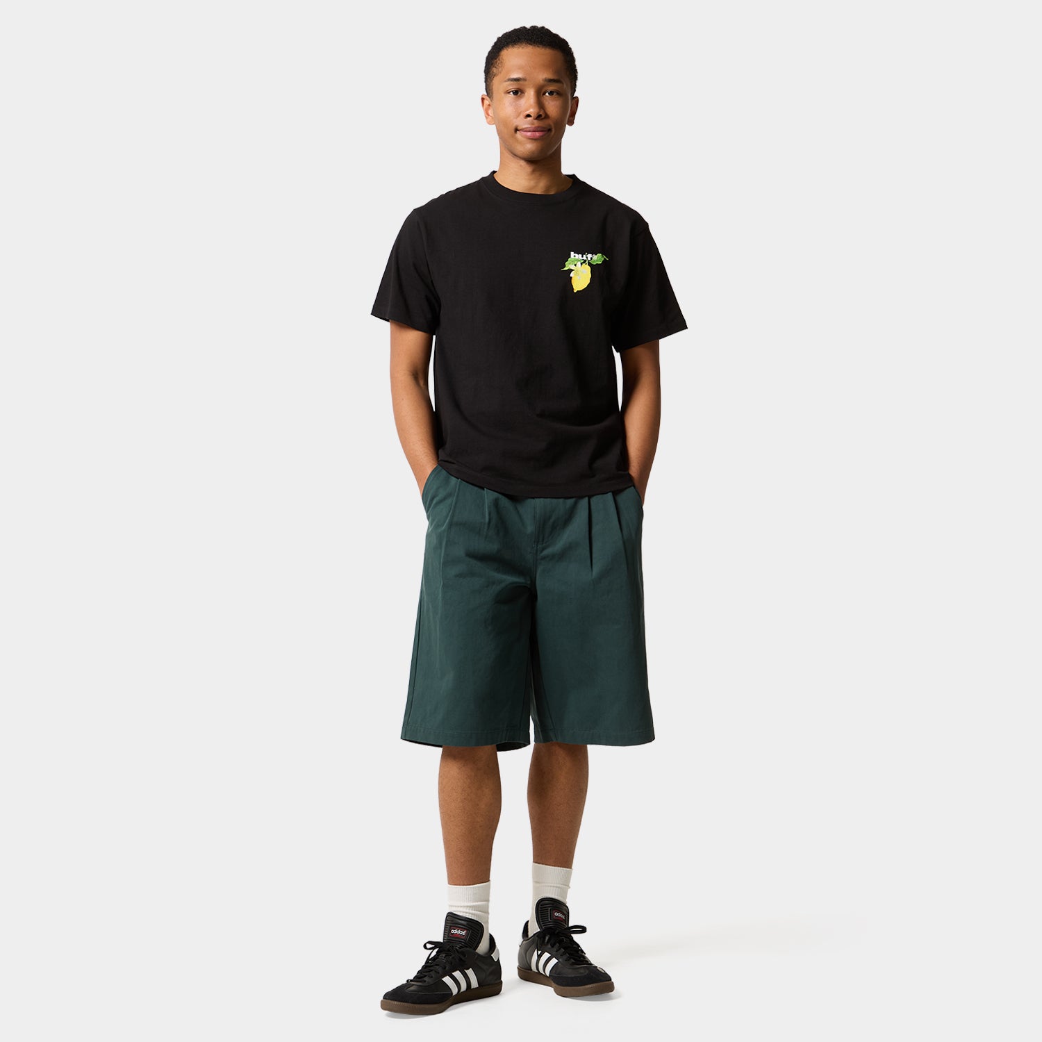 HUF (ハフ) Worldwide JP /T-SHIRTS（Tシャツ）/ SOUR LEMON TEE商品 / NAVY