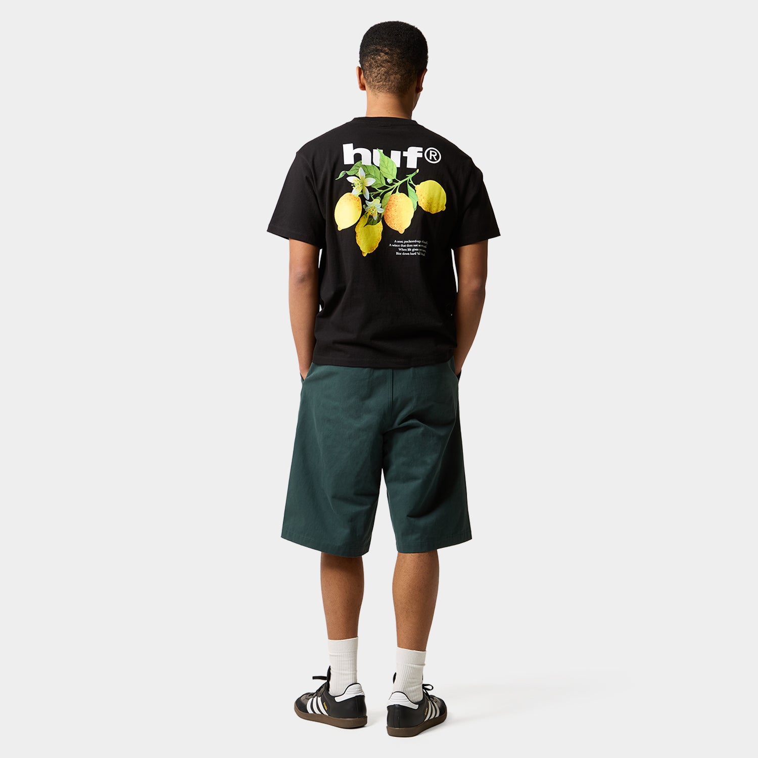 HUF (ハフ) Worldwide JP /T-SHIRTS（Tシャツ）/ SOUR LEMON TEE商品 / NAVY