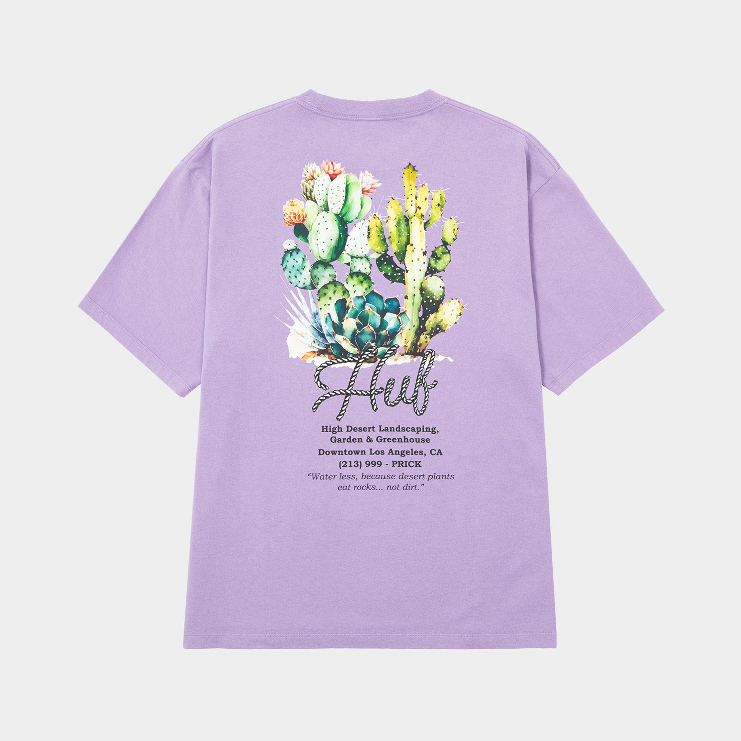 HUF (ハフ) Worldwide JP /T-SHIRTS（Tシャツ）/ EAST ROCKS TEE商品 / LT PURPLE
