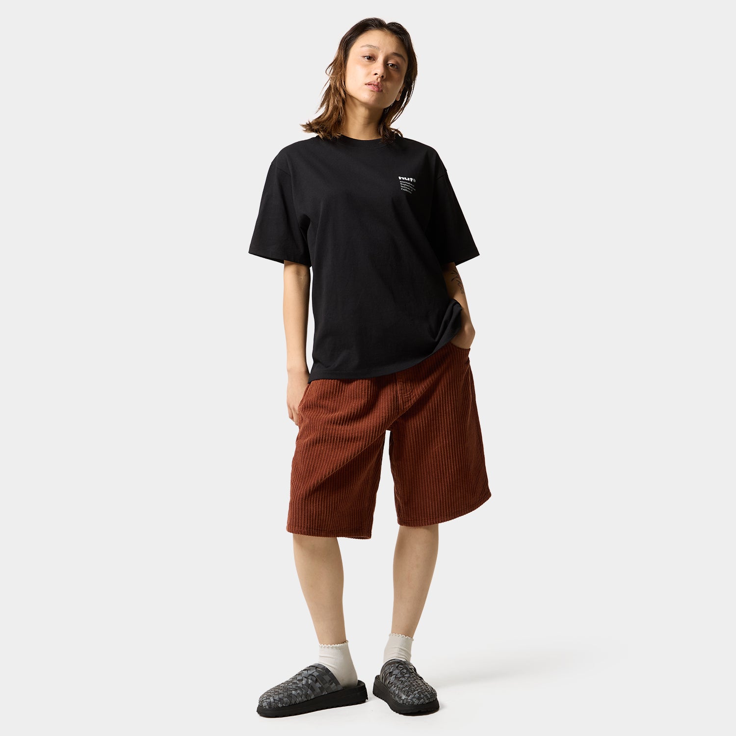 HUF (ハフ) Worldwide JP /T-SHIRTS（Tシャツ）/ IEIC GRAPHIC TEE商品 / WHITE