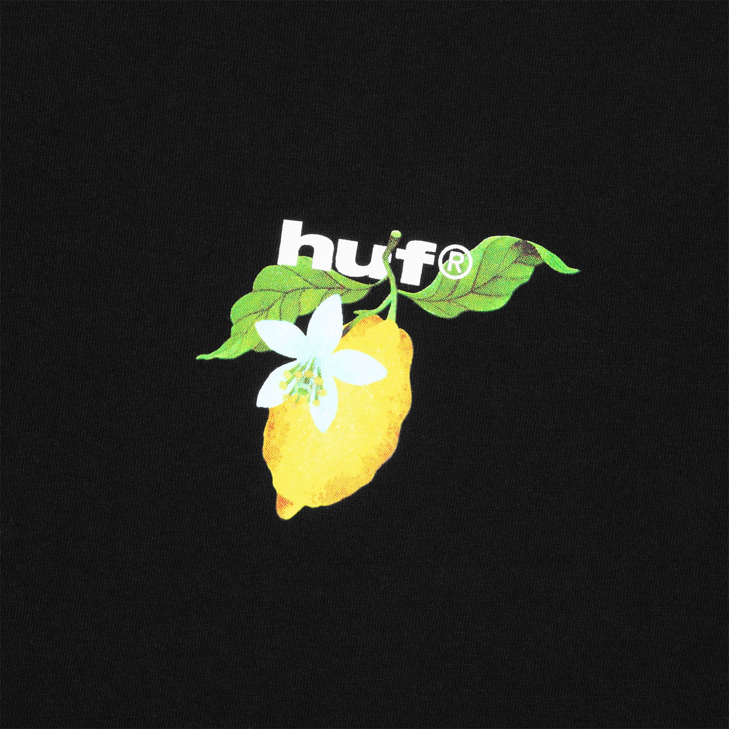 HUF (ハフ) Worldwide JP /T-SHIRTS（Tシャツ）/ SOUR LEMON LS TEE商品 / BLACK