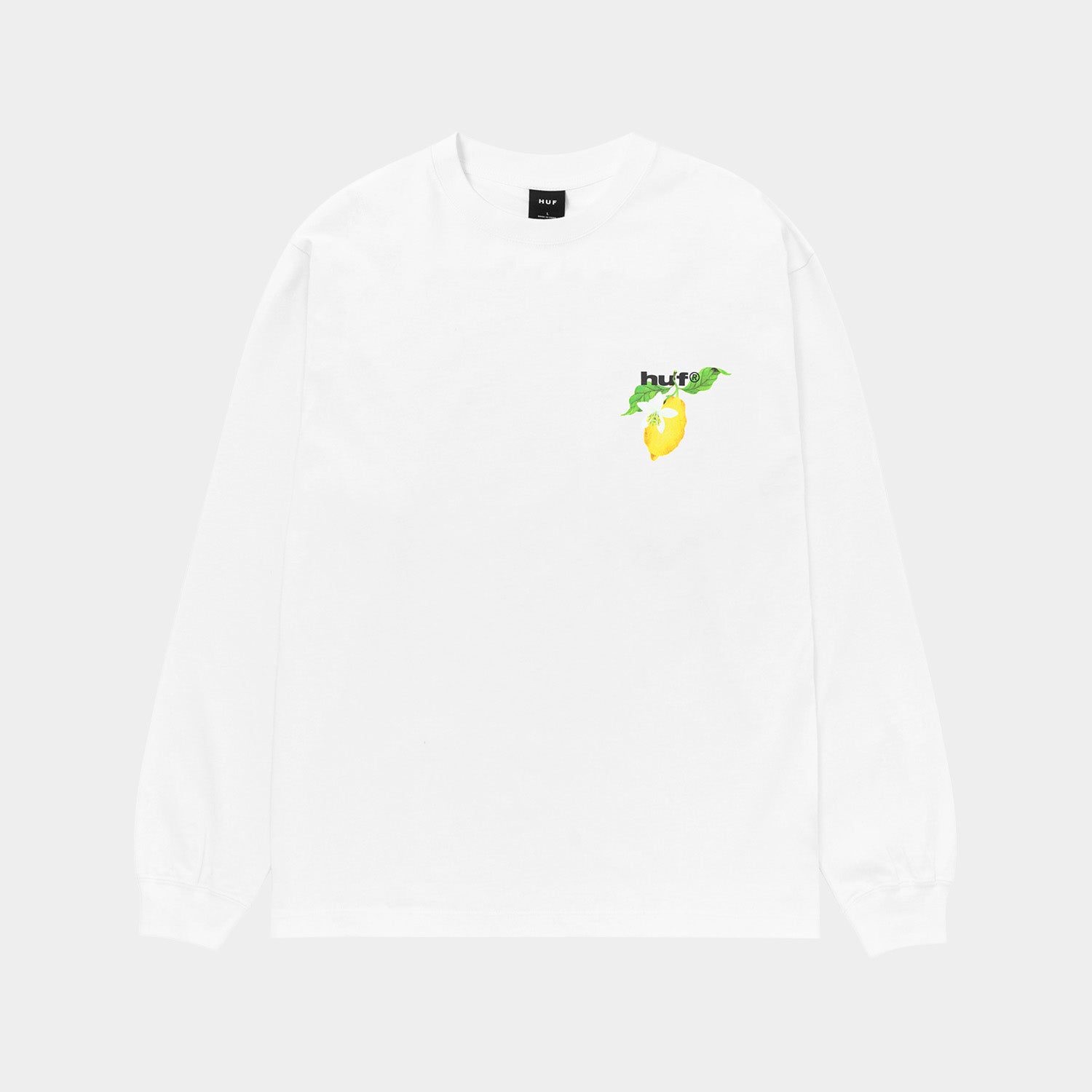 HUF (ハフ) Worldwide JP /T-SHIRTS（Tシャツ）/ SOUR LEMON LS TEE商品 / BLACK