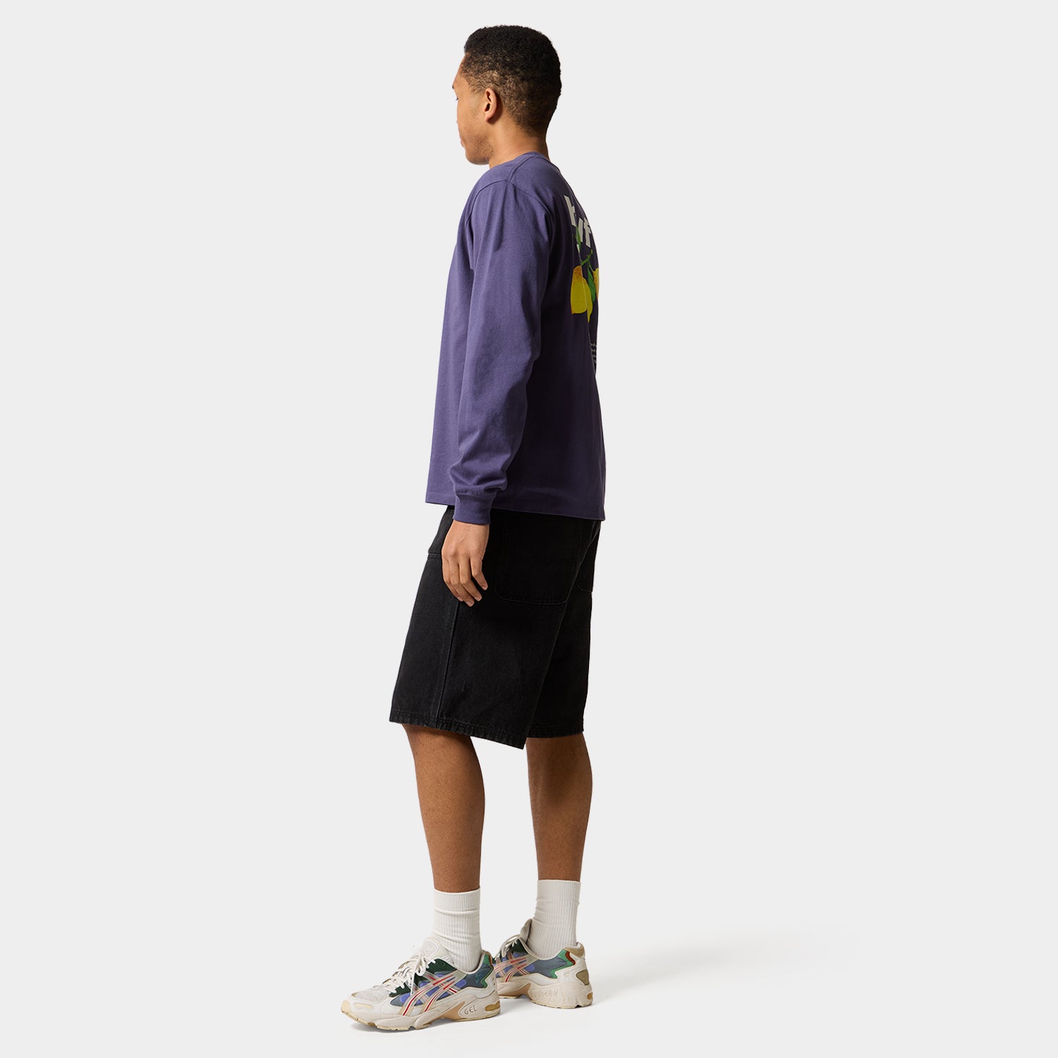 HUF (ハフ) Worldwide JP /T-SHIRTS（Tシャツ）/ SOUR LEMON LS TEE商品 / BLACK