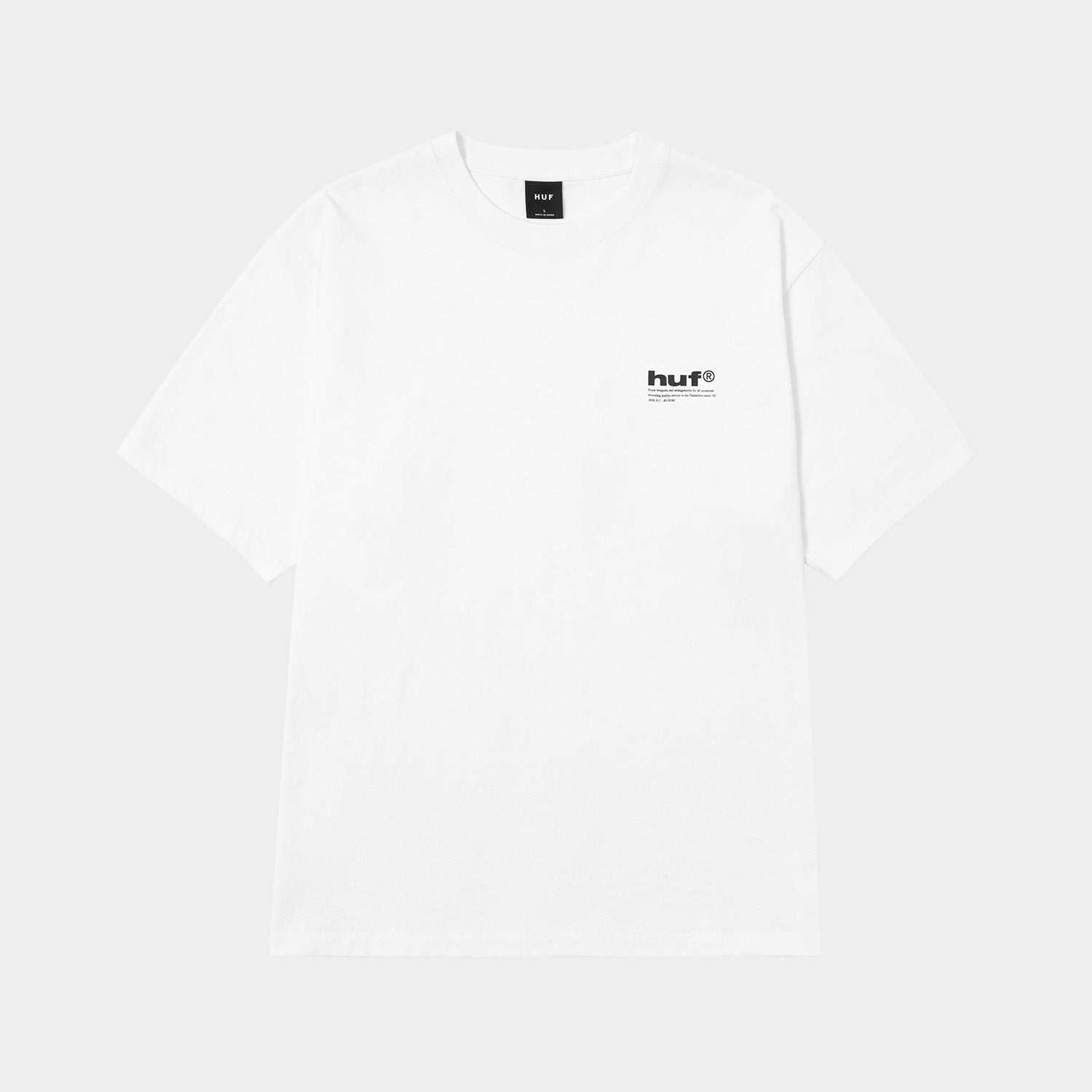 HUF (ハフ) Worldwide JP /T-SHIRTS（Tシャツ）/ BLOOM &amp; GLOOM TEE商品 / WHITE