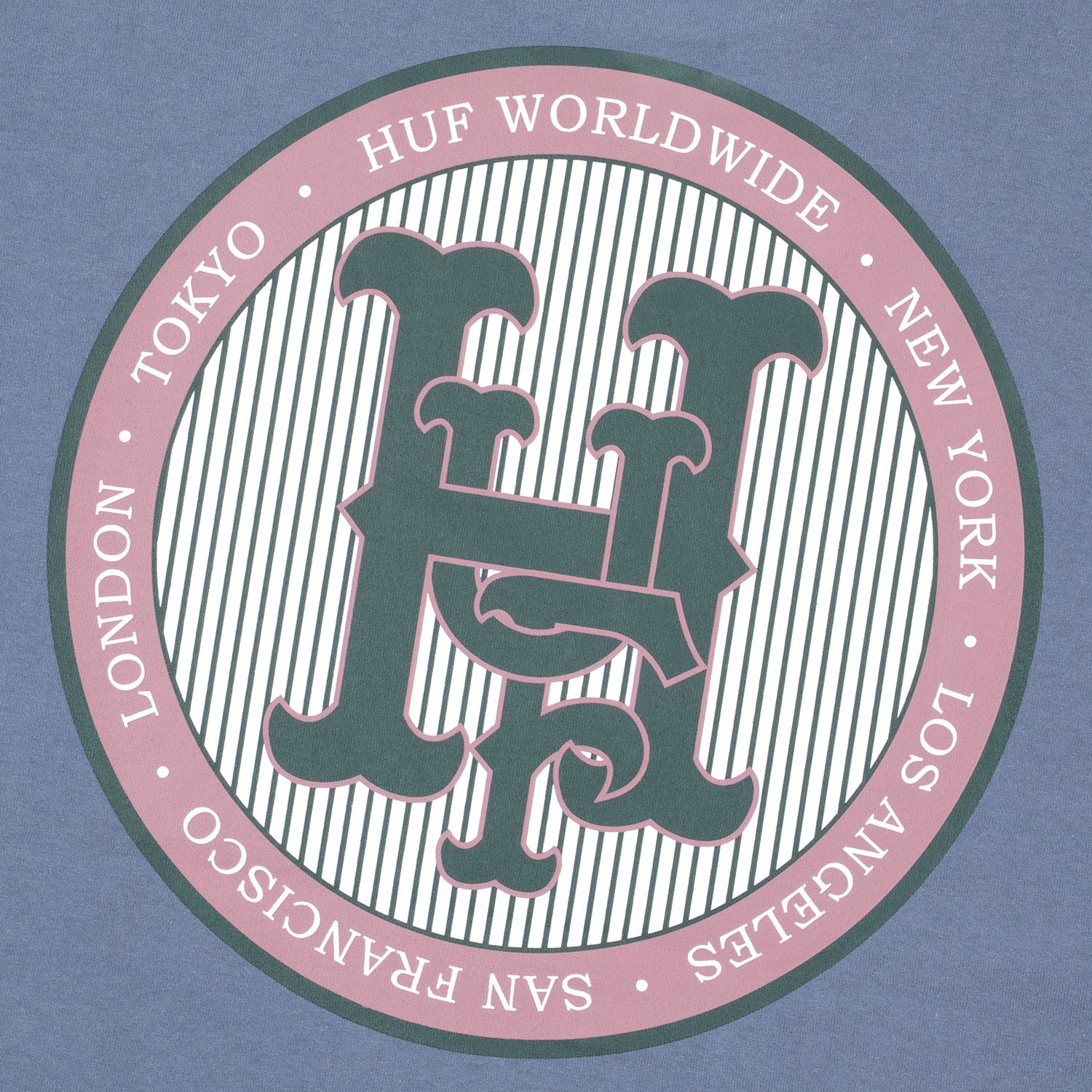 HUF (ハフ) Worldwide JP /T-SHIRTS（Tシャツ）/ MAJOR LEAGUE TEE商品 / STEEL BLUE