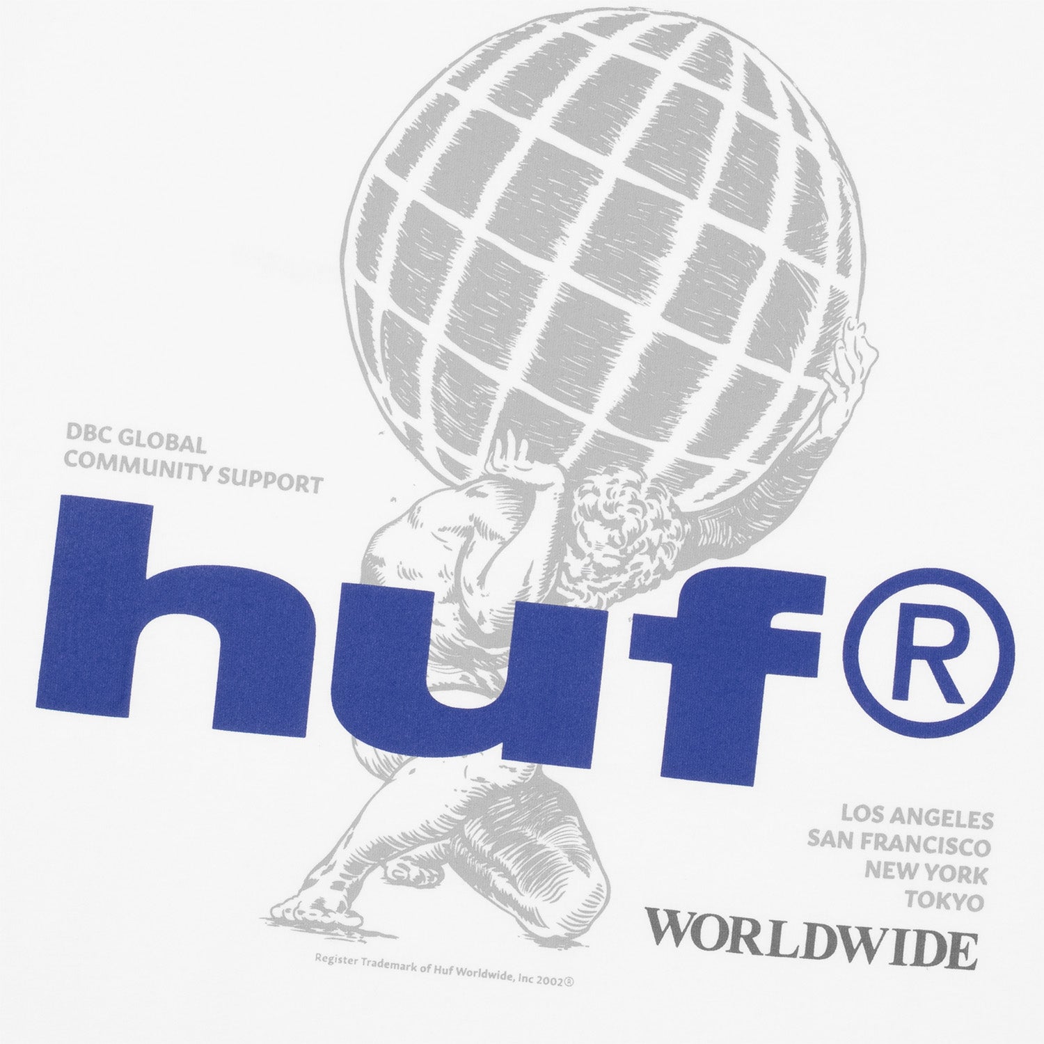 HUF (ハフ) Worldwide JP /T-SHIRTS（Tシャツ）/ COMMUNITY SUPPORT TEE商品 / BROWN