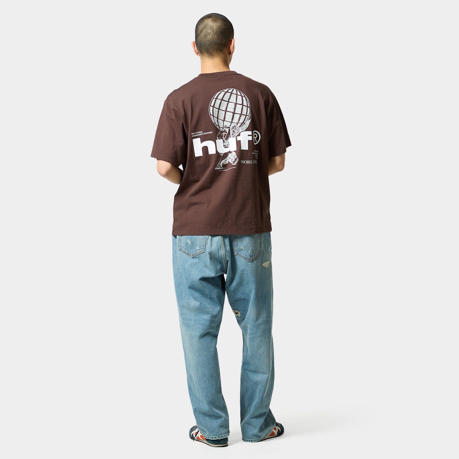 HUF (ハフ) Worldwide JP /T-SHIRTS（Tシャツ）/ COMMUNITY SUPPORT TEE商品 / BROWN