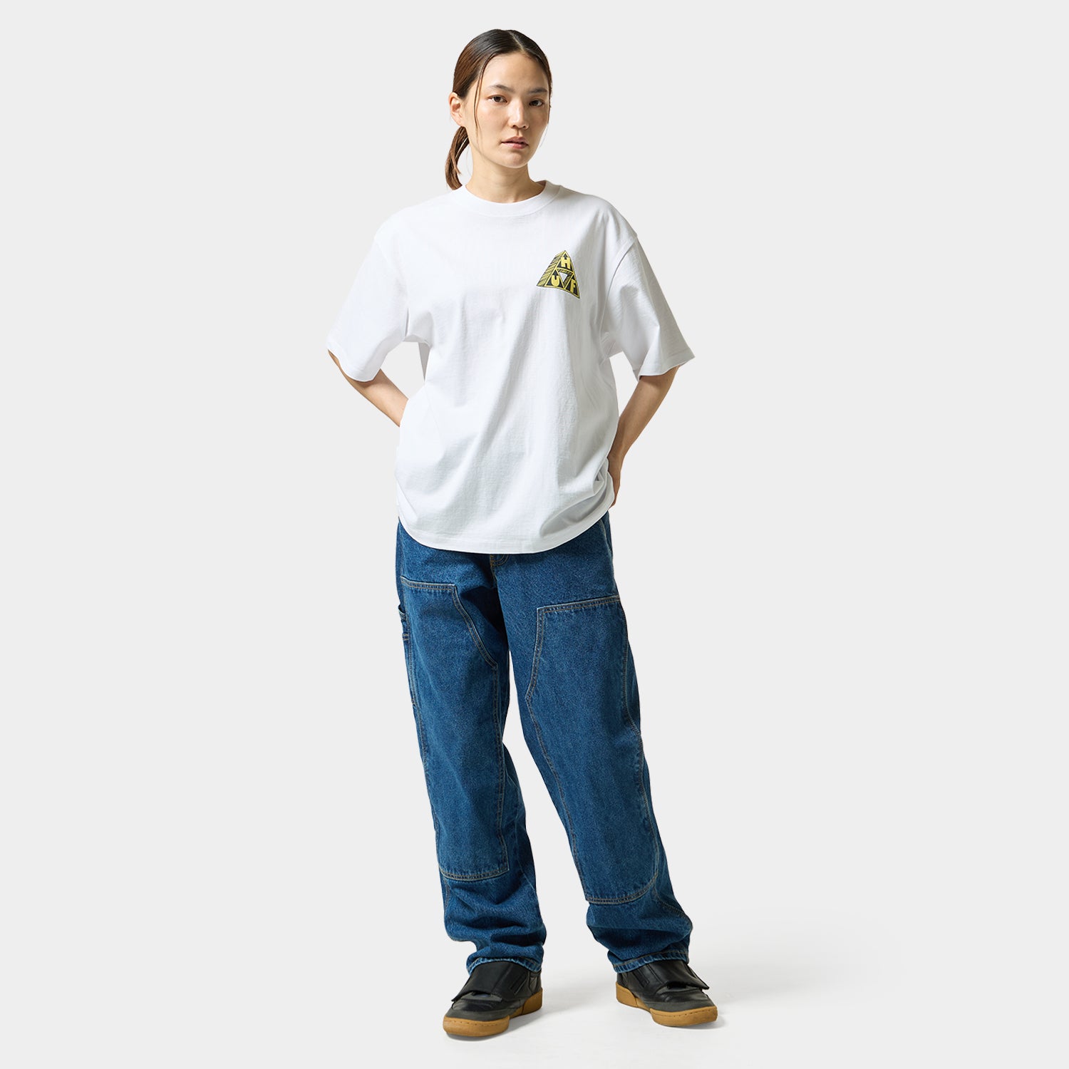 HUF (ハフ) Worldwide JP /T-SHIRTS（Tシャツ）/ 【オンラインストア限定】SATURDAY MORNING TT TEE商品 / WHITE